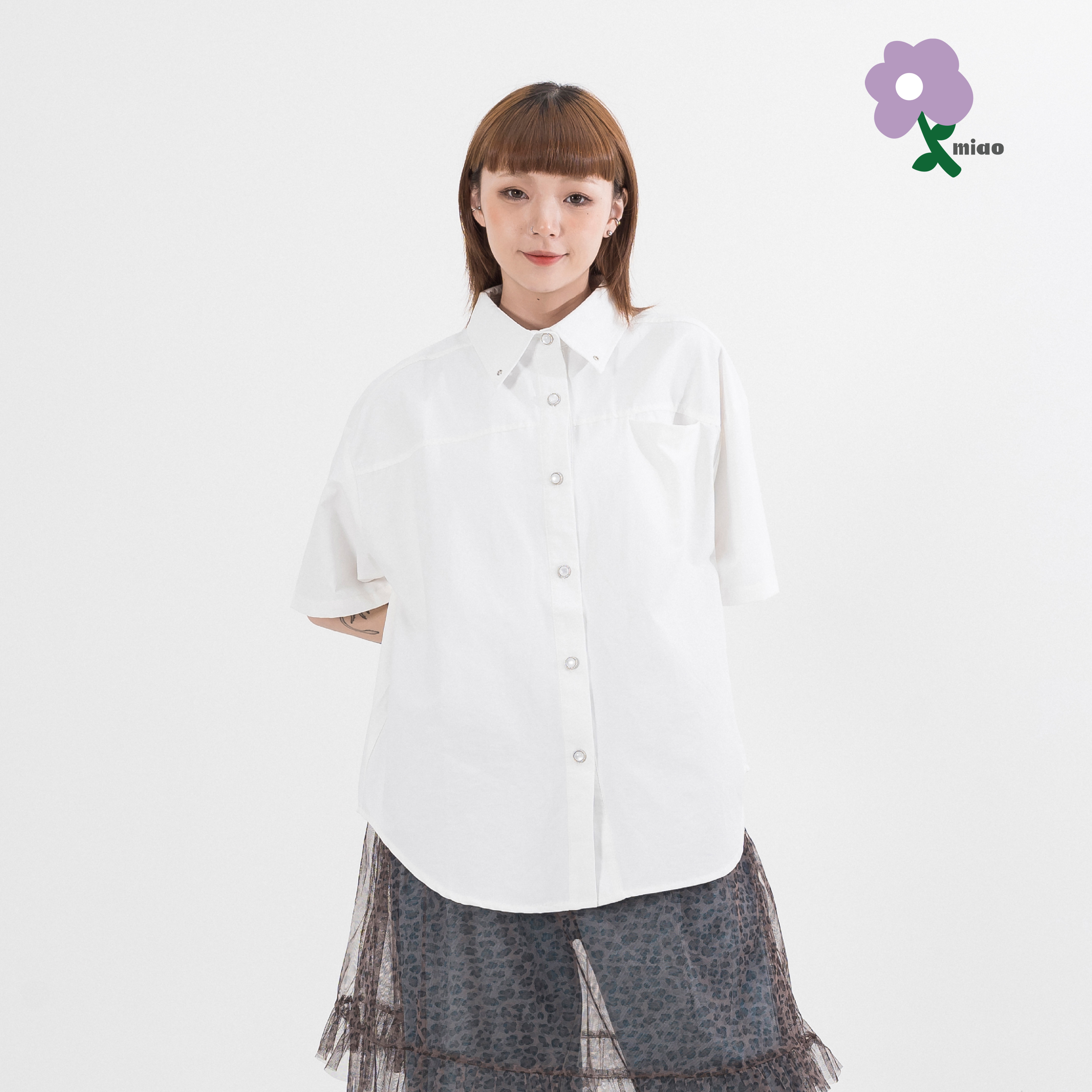 AGILITY MIAO Deconstructed shirts 女裝 解構 短袖襯衫 [M-SS02]