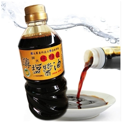 屏東院｜【屏科大】純釀造 薄鹽醬油-560ml(3瓶)