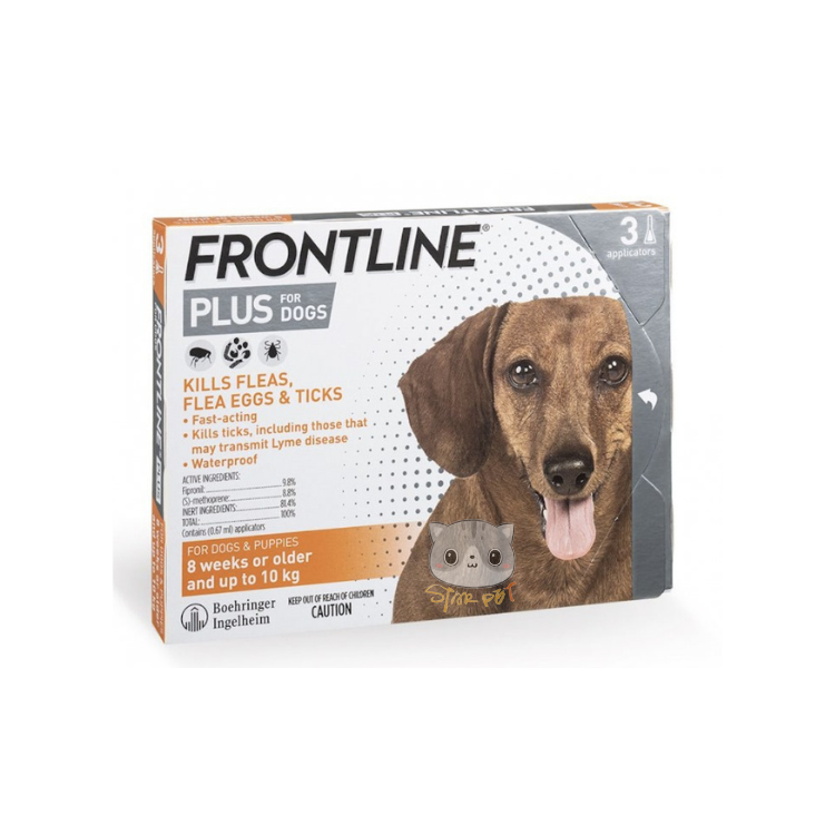 Frontline Plus for Dogs up to 10kg