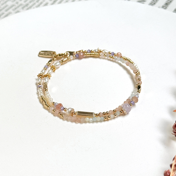 生日花 • 參月肆 • 繁縷 – 太陽紫水晶– 手鍊