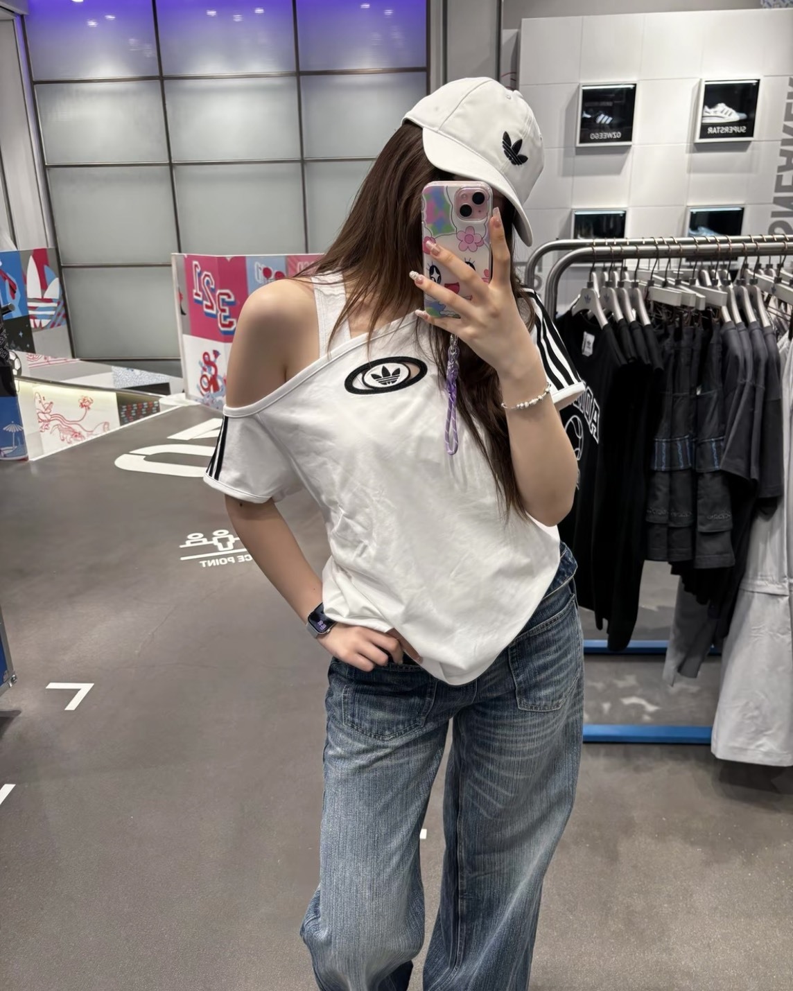 【預購】ADIDAS ORIGINALS 露肩短袖上衣 2色 KC8796