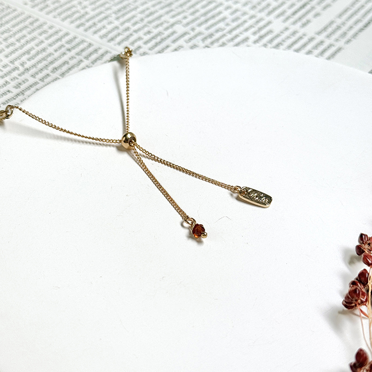 生日花 • 柒月拾伍 • 金盞花 – 黃綠水晶–手鍊