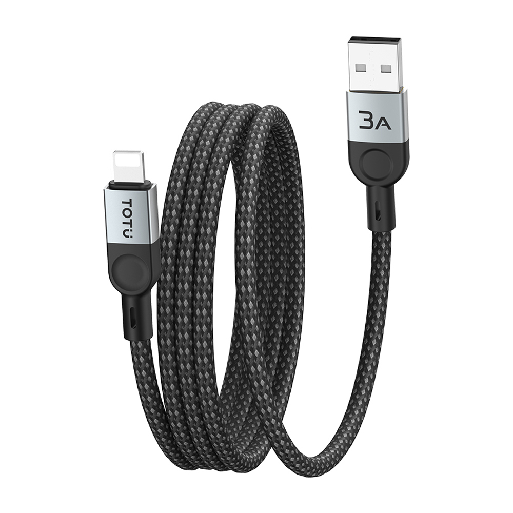 TOTU 拓途 磁吸收納 Lightning/iPhone充電線傳輸線編織快充線 Qmag系列 1M