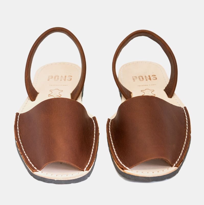 (預購)Pons Avarcas 經典皮革涼鞋(大人款) Classic Style - Chocolate