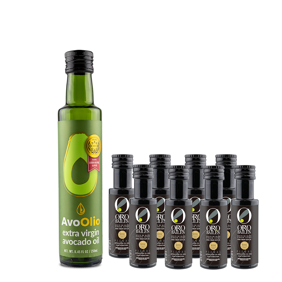 【買1送8】艾酪芙特級初榨酪梨油250ml 1入贈皇嘉橄欖油25ml 8入