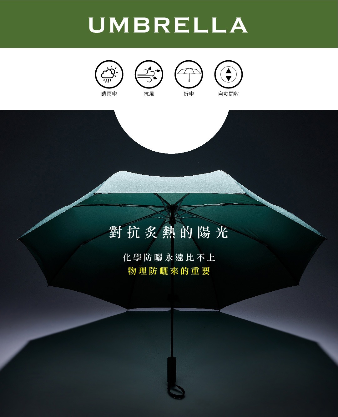 Tcf. | 我們去旅行吧！超潑水自動開收傘【大振豐授權經銷】