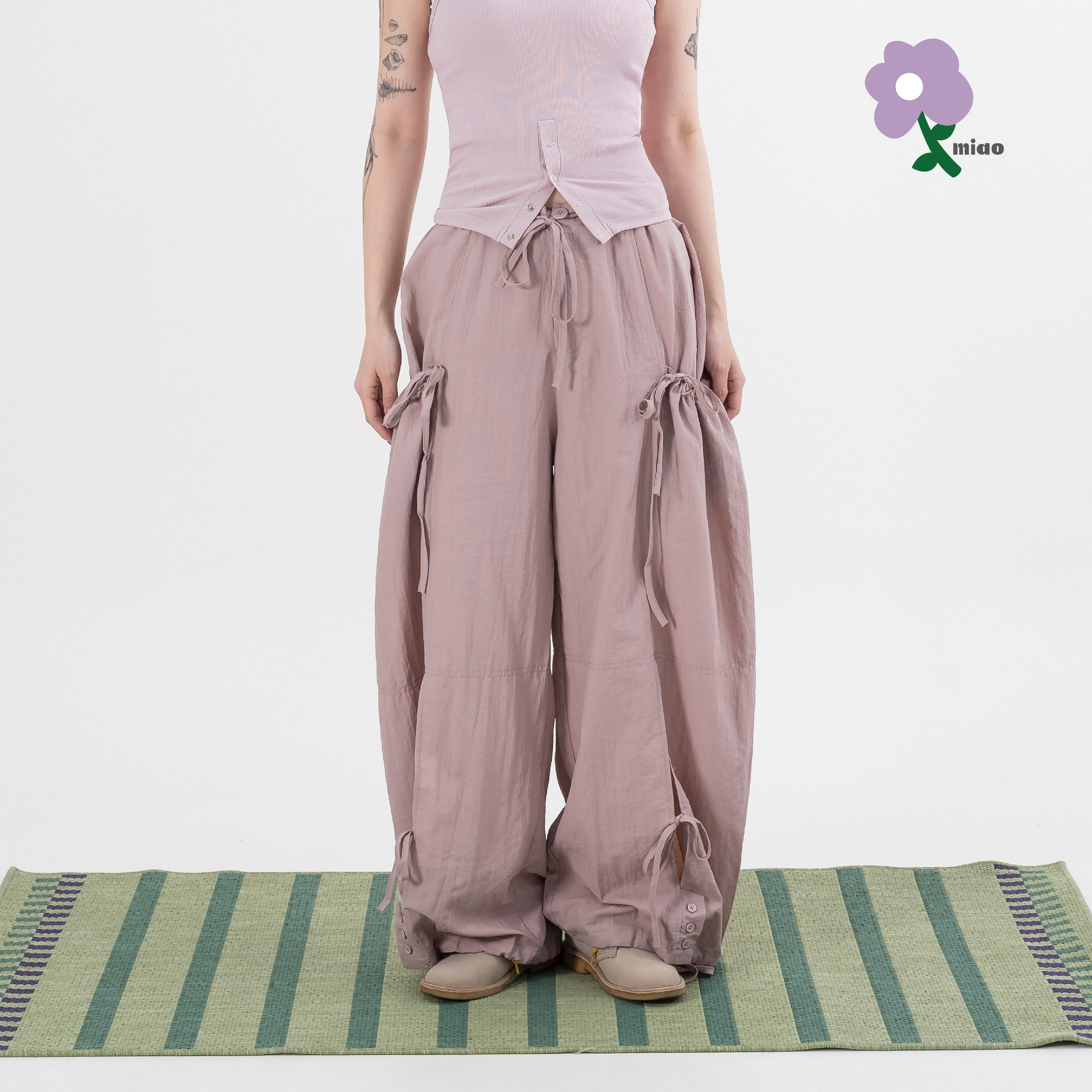 AGILITY MIAO Nylon Cargo Pants 女裝 尼龍 大口袋長褲 [M-A8]