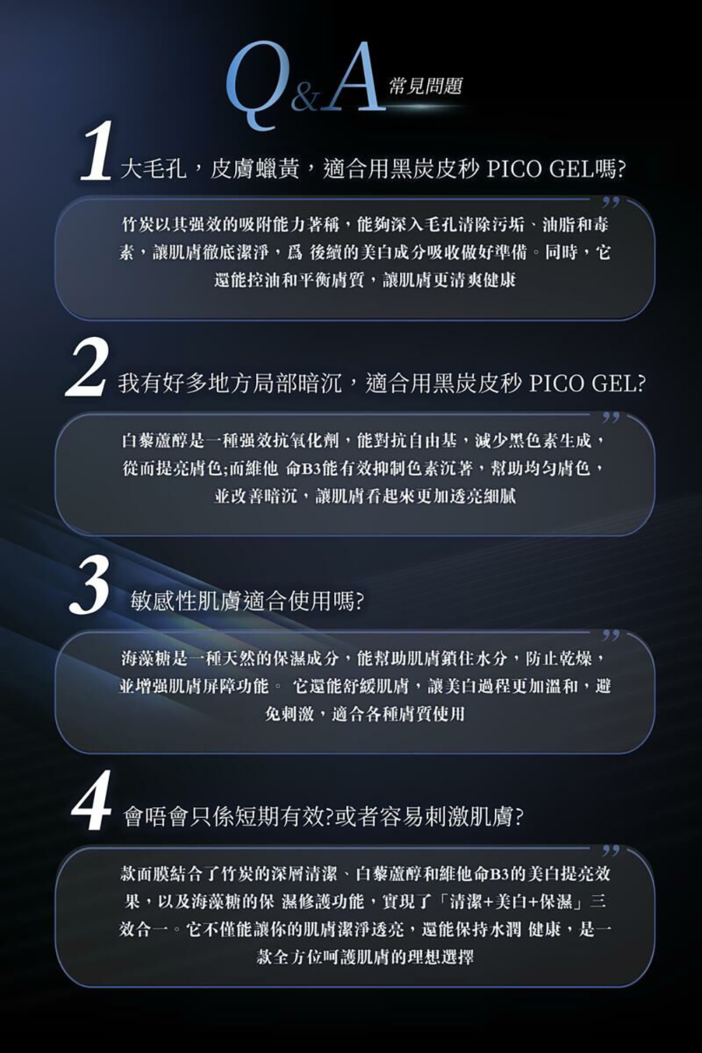 Sliswiss 黑炭皮秒Pico Gel 面膜150ml