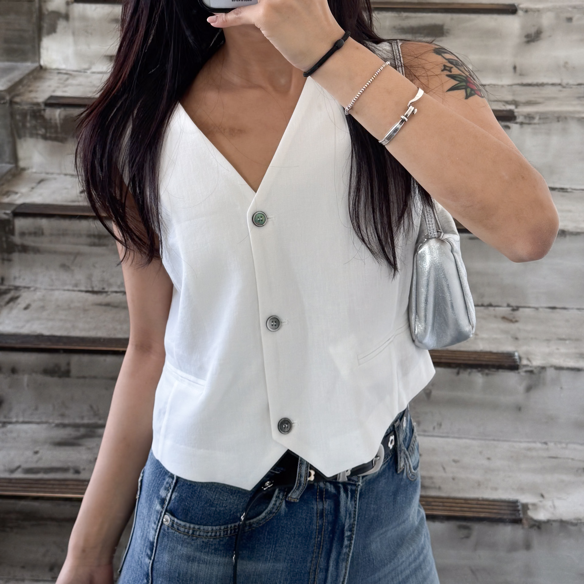 G02已斷貨少量現貨請手刀!俐落完美老錢風短版背心