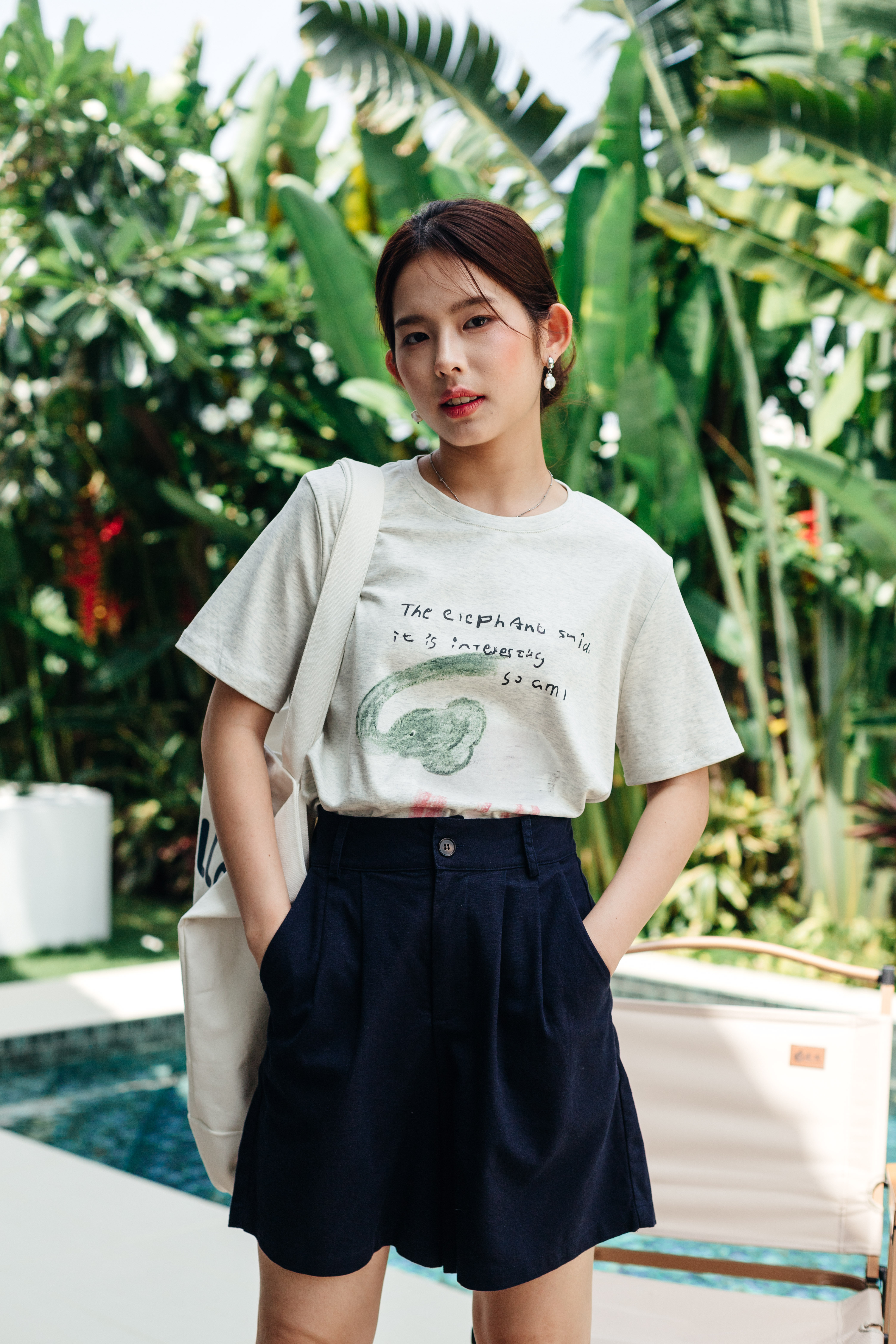 Marielle Relaxed Bermuda Navy-2379PSNAV