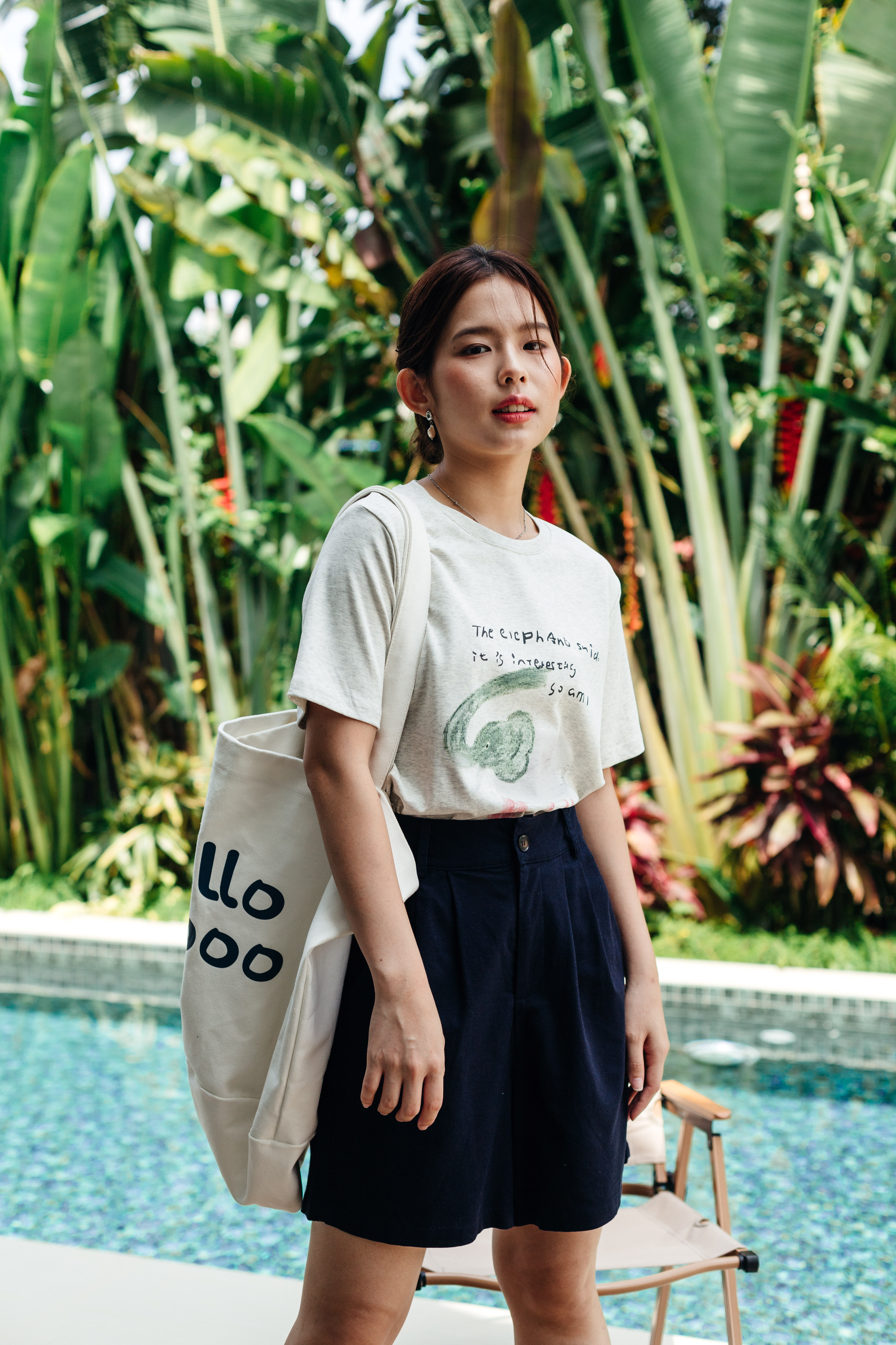 Marielle Relaxed Bermuda Navy-2379PSNAV