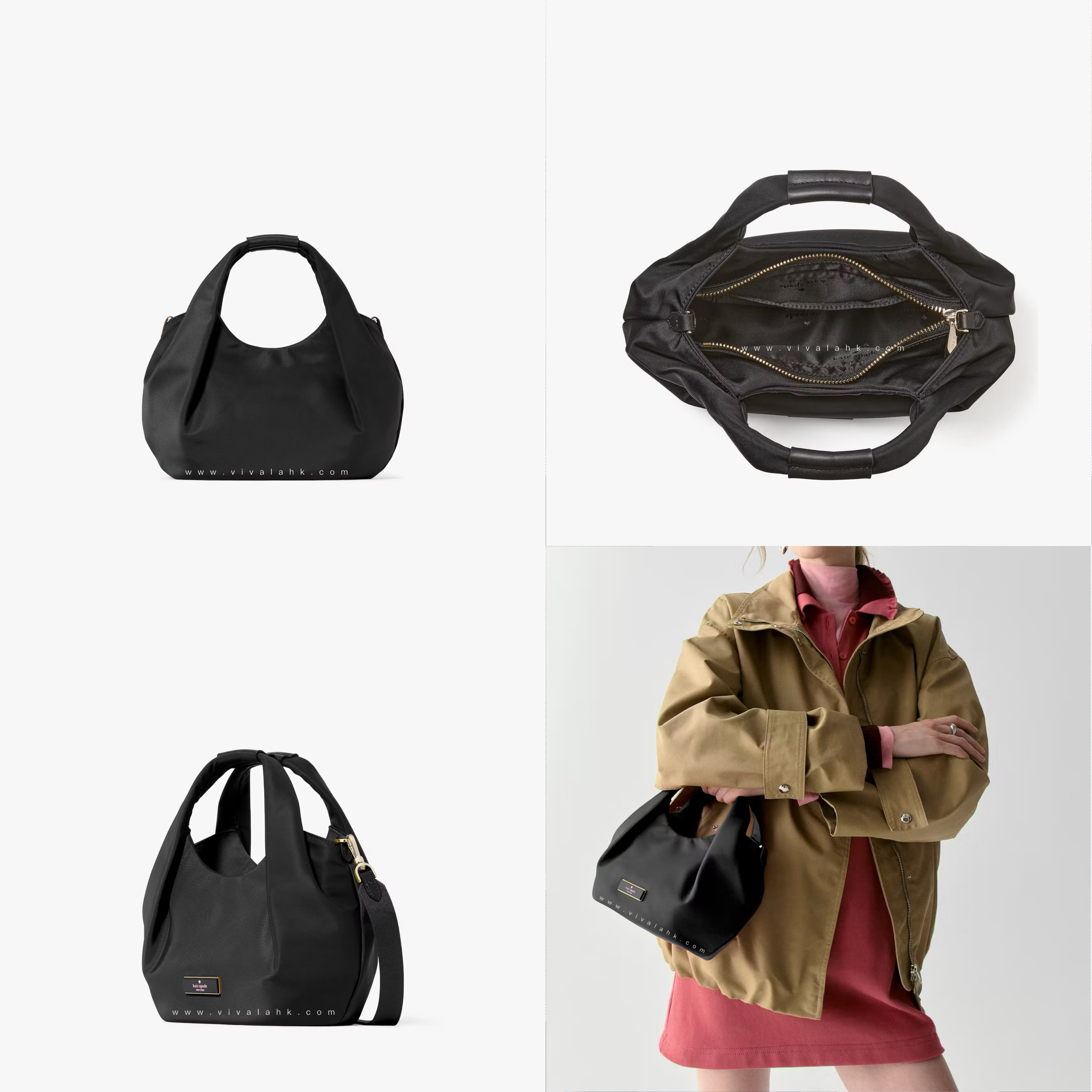 Kate Spade - Carter 尼龍 手提+斜孭多用袋 (S) (KL965)