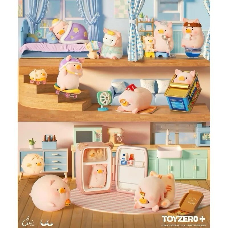 TOYZEROPLUS 罐頭豬LuLu 宅豬相伴系列 盲盒 盒玩 (全8款)