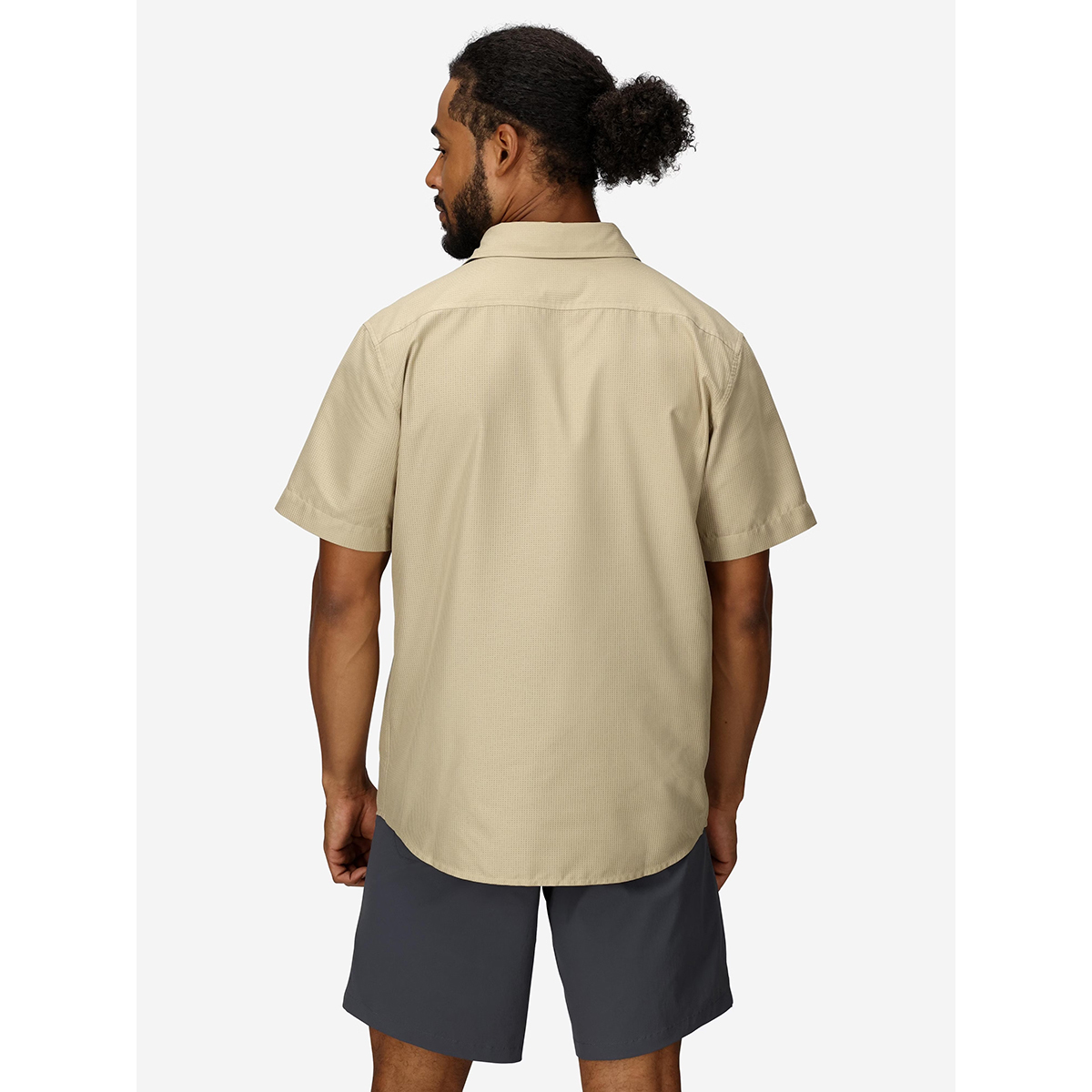 Marmot Men's AirExchange Perforated Short-Sleeve Shirt 男款 Aerobora 快乾透氣短袖襯衫 M16474-21987 Chinchilla [HappyOutdoor]