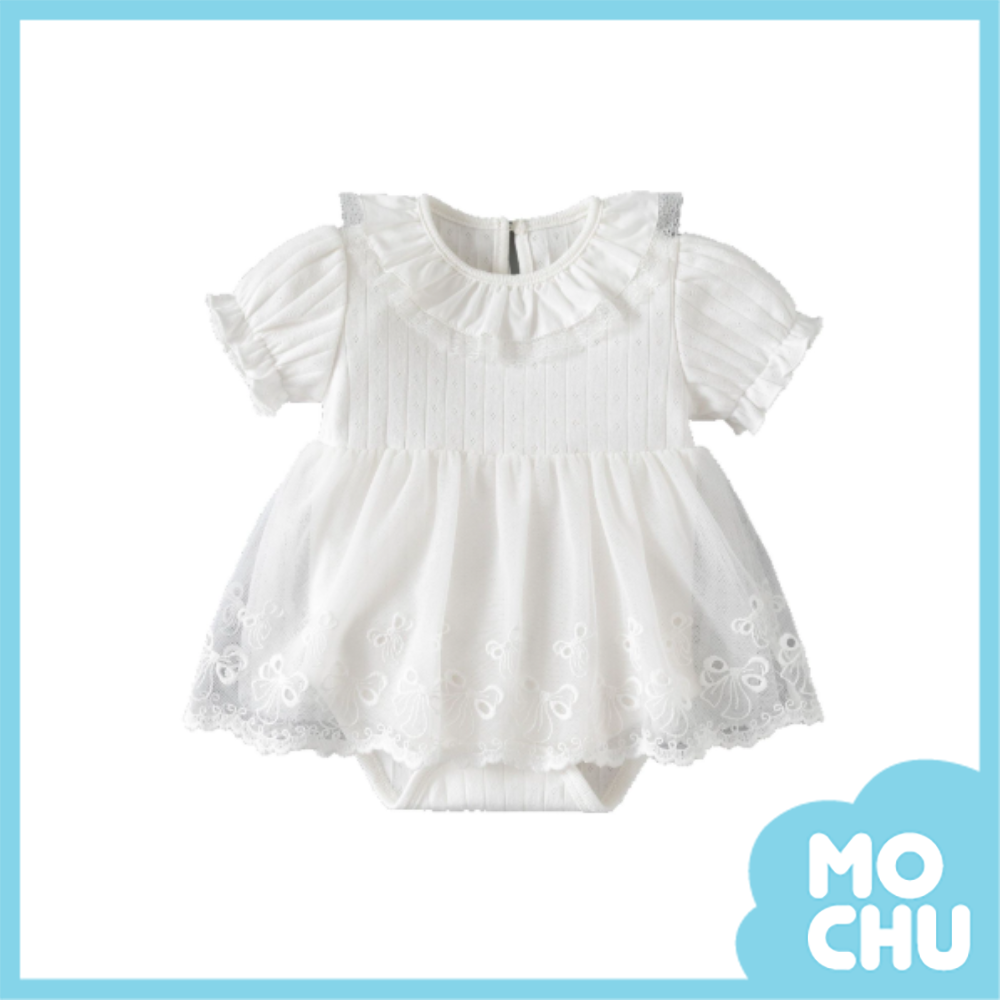 蕾絲蝴蝶結網紗包屁裙