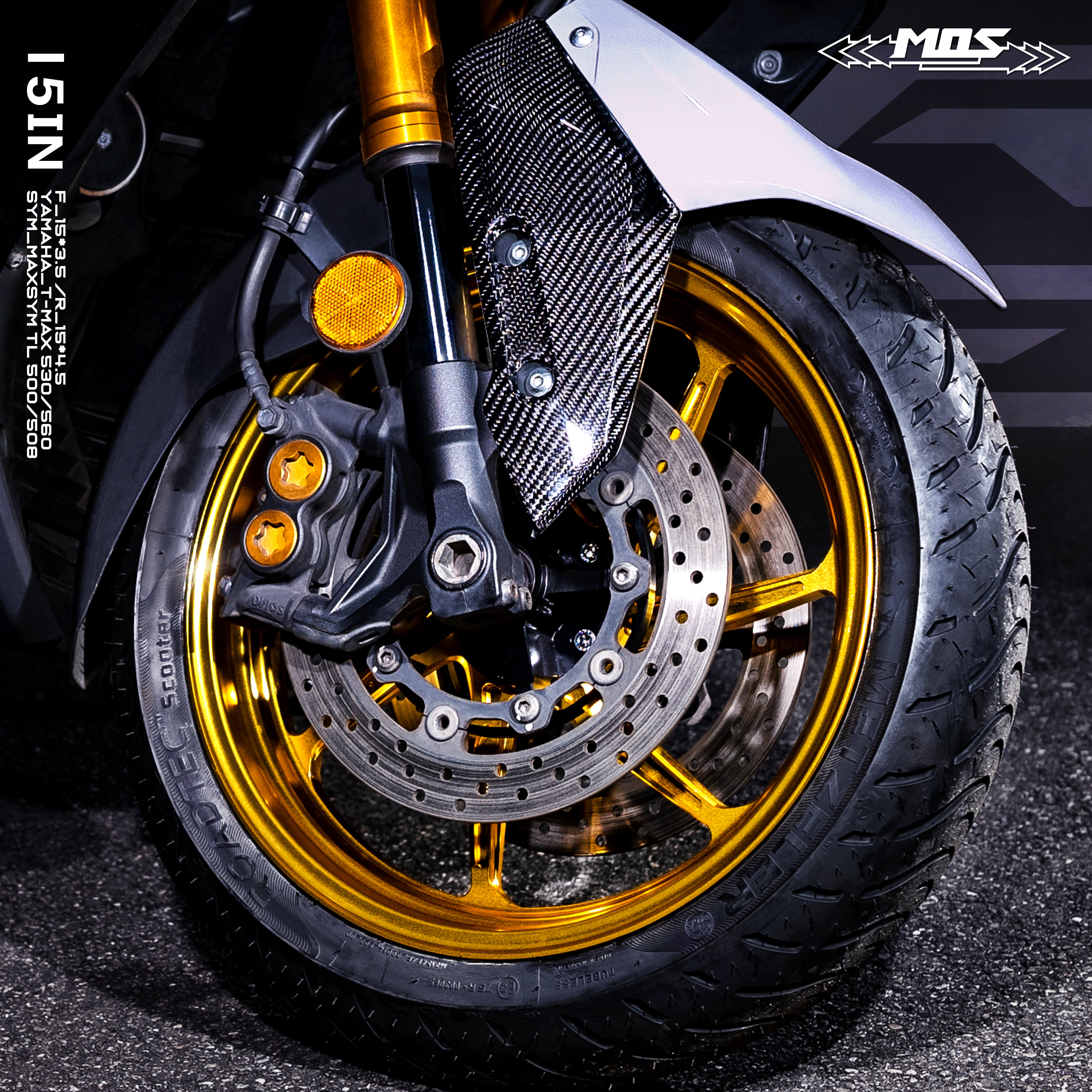 Forged Aluminum Alloy Wheels for Yamaha TMAX 530 560