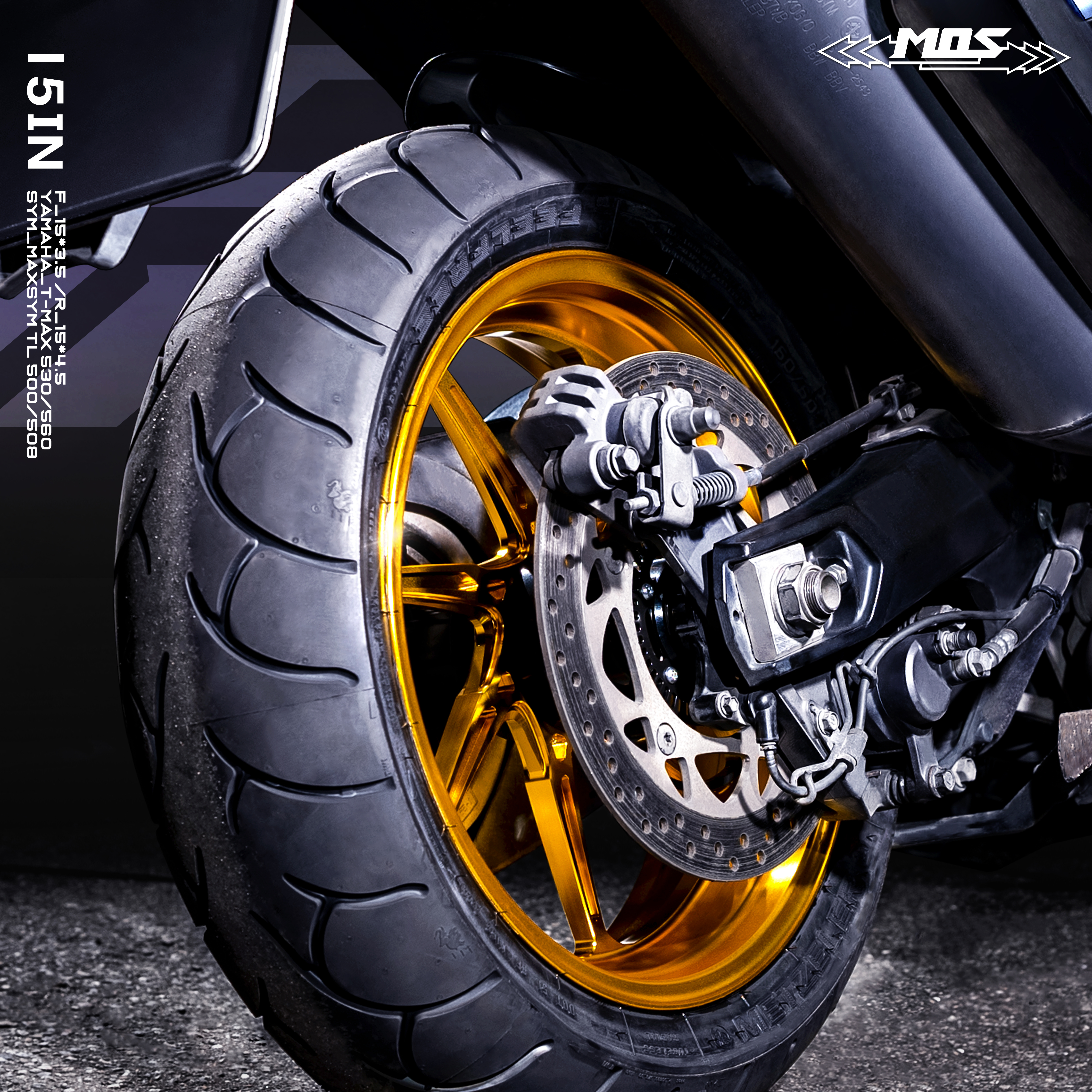 Forged TF07 Wheel for Yamaha TMAX 530 & 560