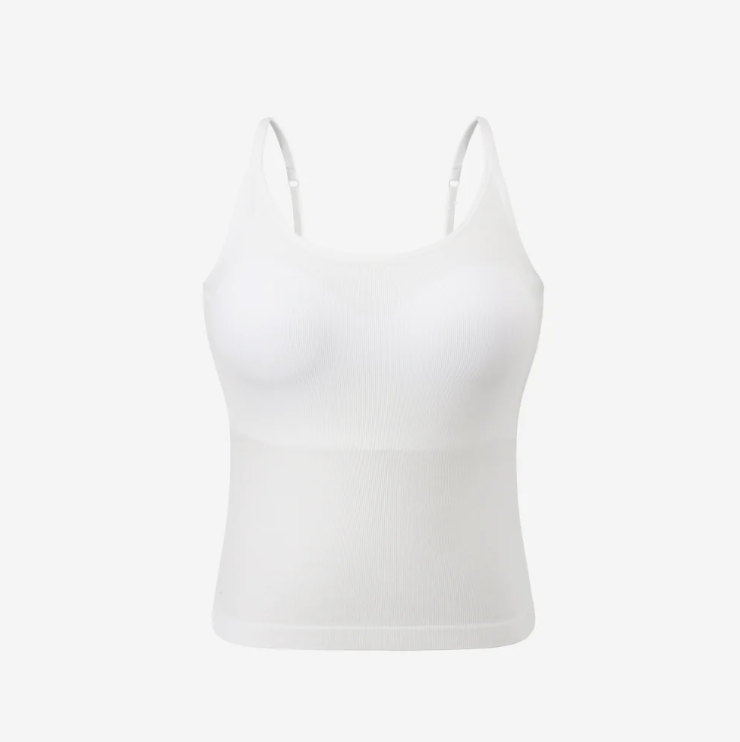 【現貨】Verish｜【Modal | 彈性透氣】MODAL BRA TOP U NECK 細肩帶U領Bra Top(附胸墊)