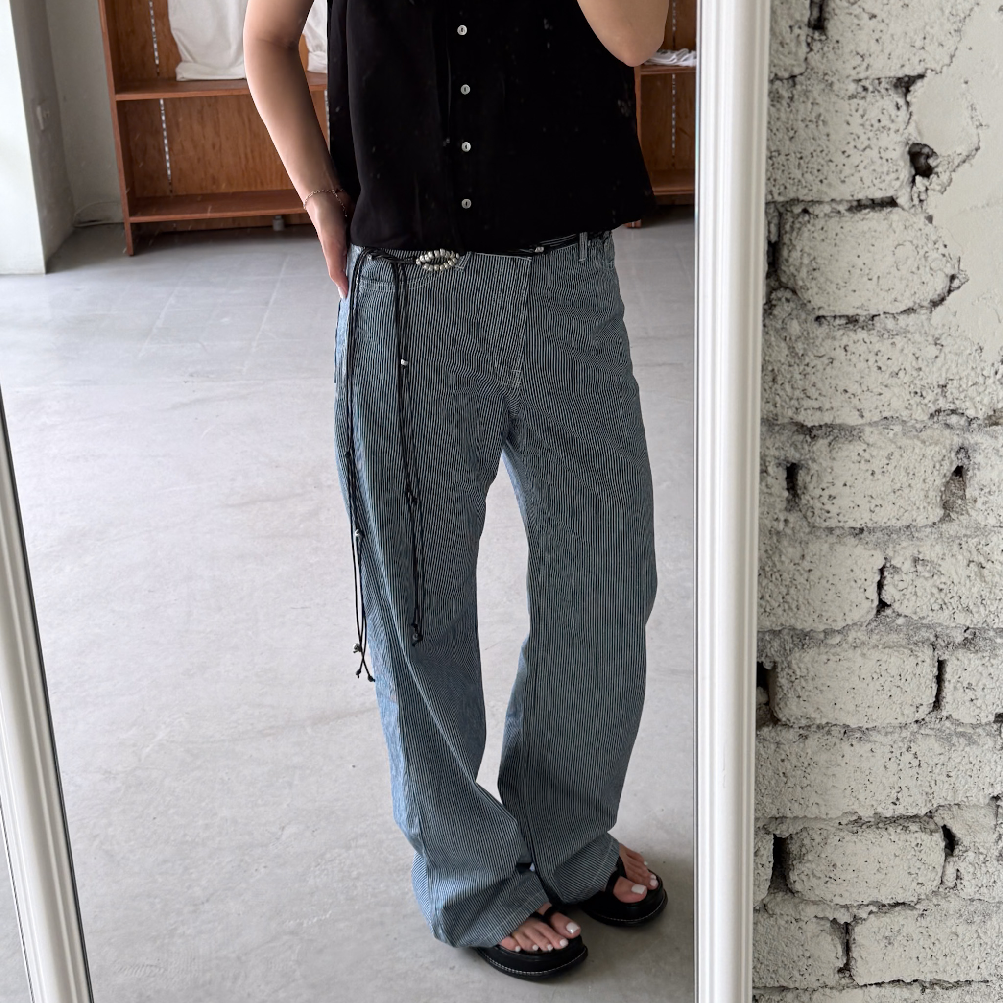 G08成就感滿分!今夏竟然挑到不限身形穿都好看的薄料條紋褲(非牛仔推薦/SM)