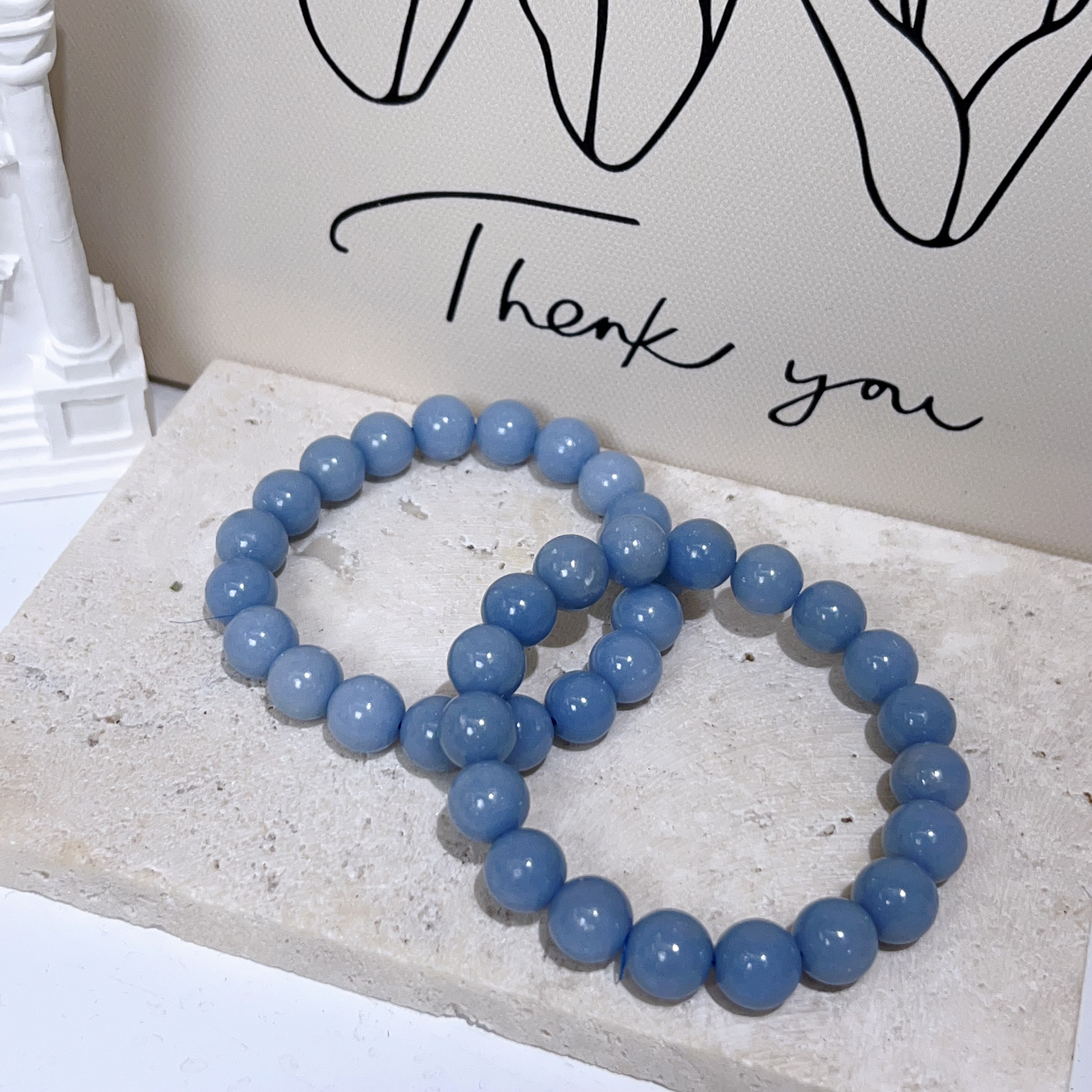 藍天使石手串 10mm