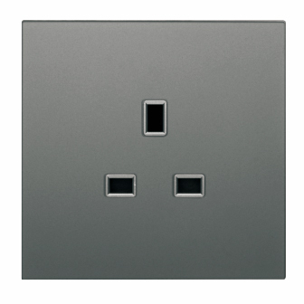 UTEN 6M膚感 單位連保護門插座