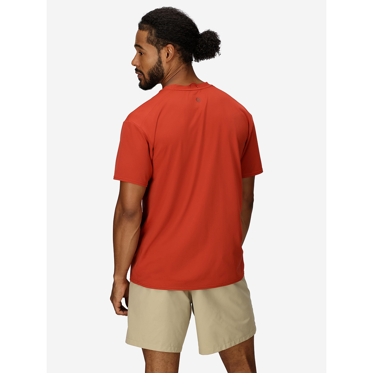 Marmot Men's AirExchange UPF 50 Short-Sleeve Crew 男款 Aeroform 防曬快乾短袖上衣 M16050-24360 Sumac [HappyOutdoor]