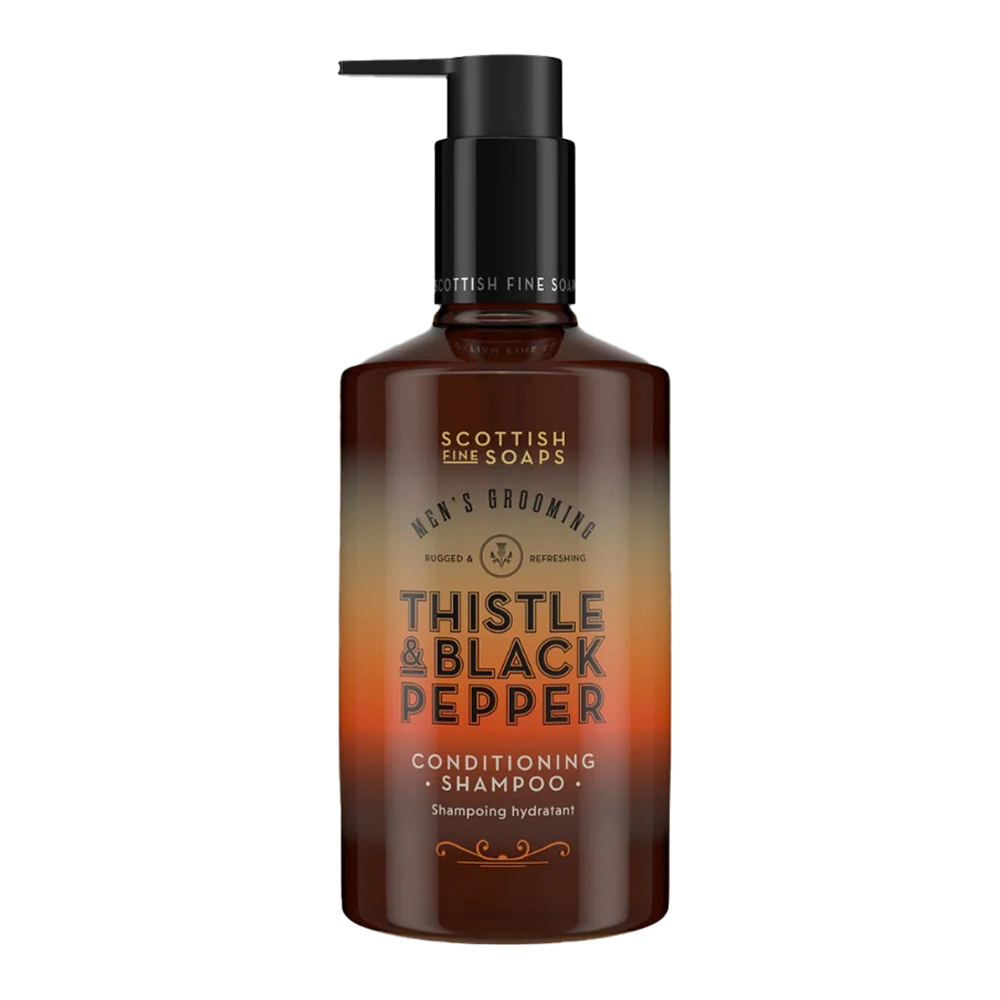 英國 Scottish Fine Soaps - 控油健髮 洗髮精（洗髮護髮二合一 / Thistle & Black Pepper）