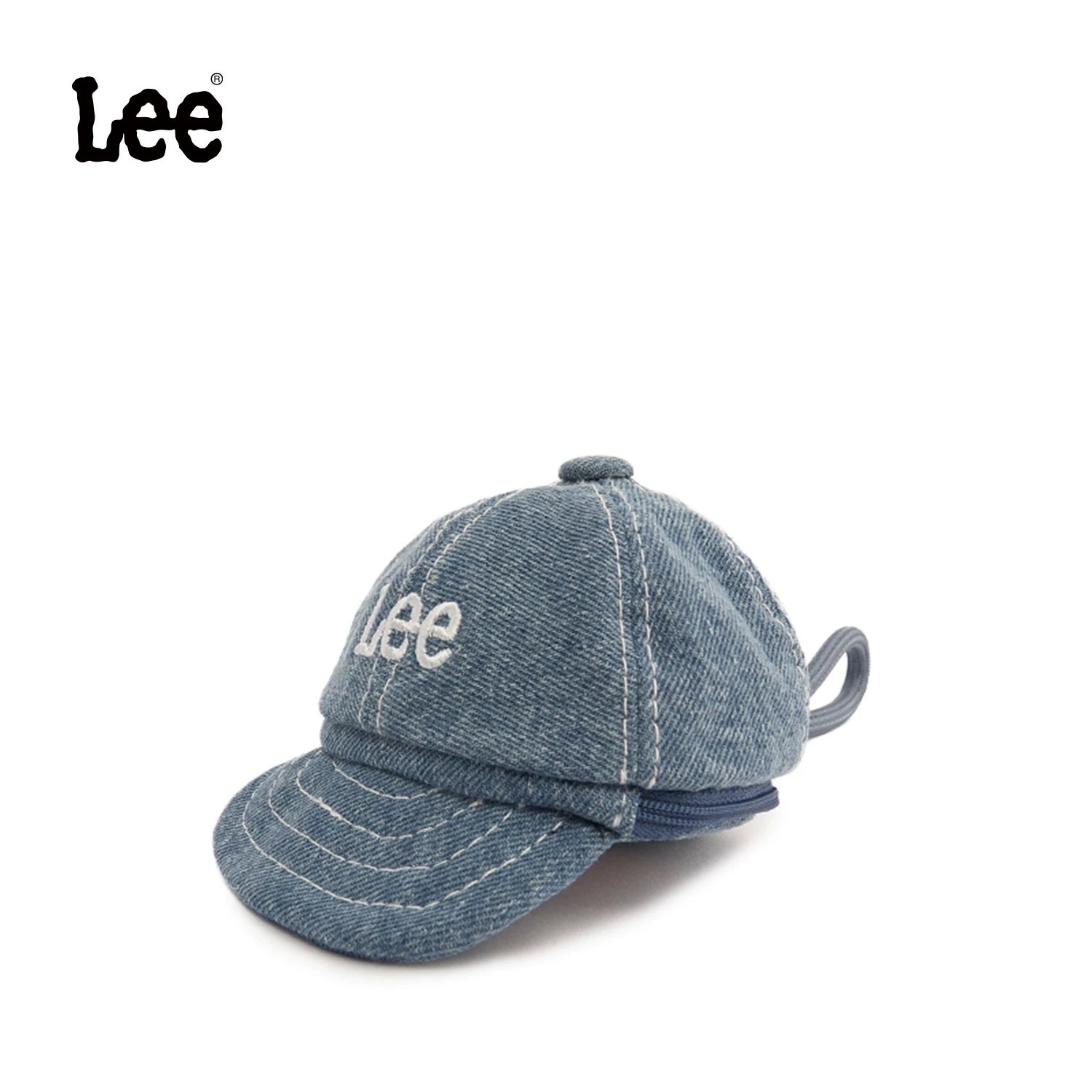 LEE 鴨舌帽造型掛飾 零錢包 耳機包 /預購