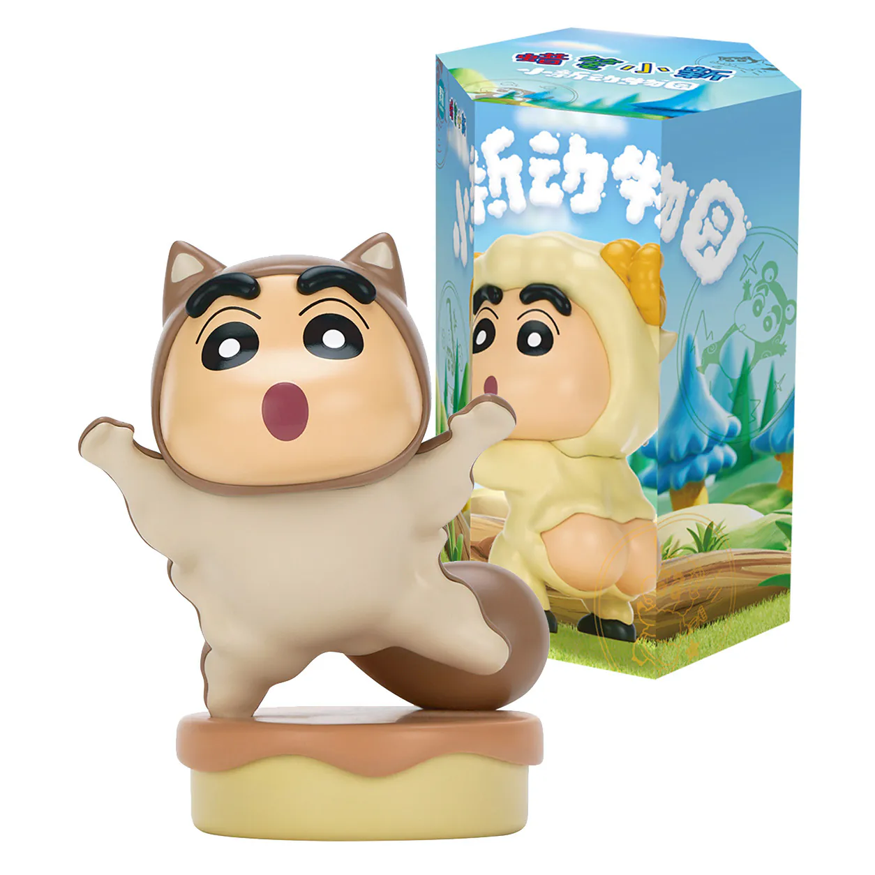 蠟筆小新-小新動物園印章公仔(隨機出貨)