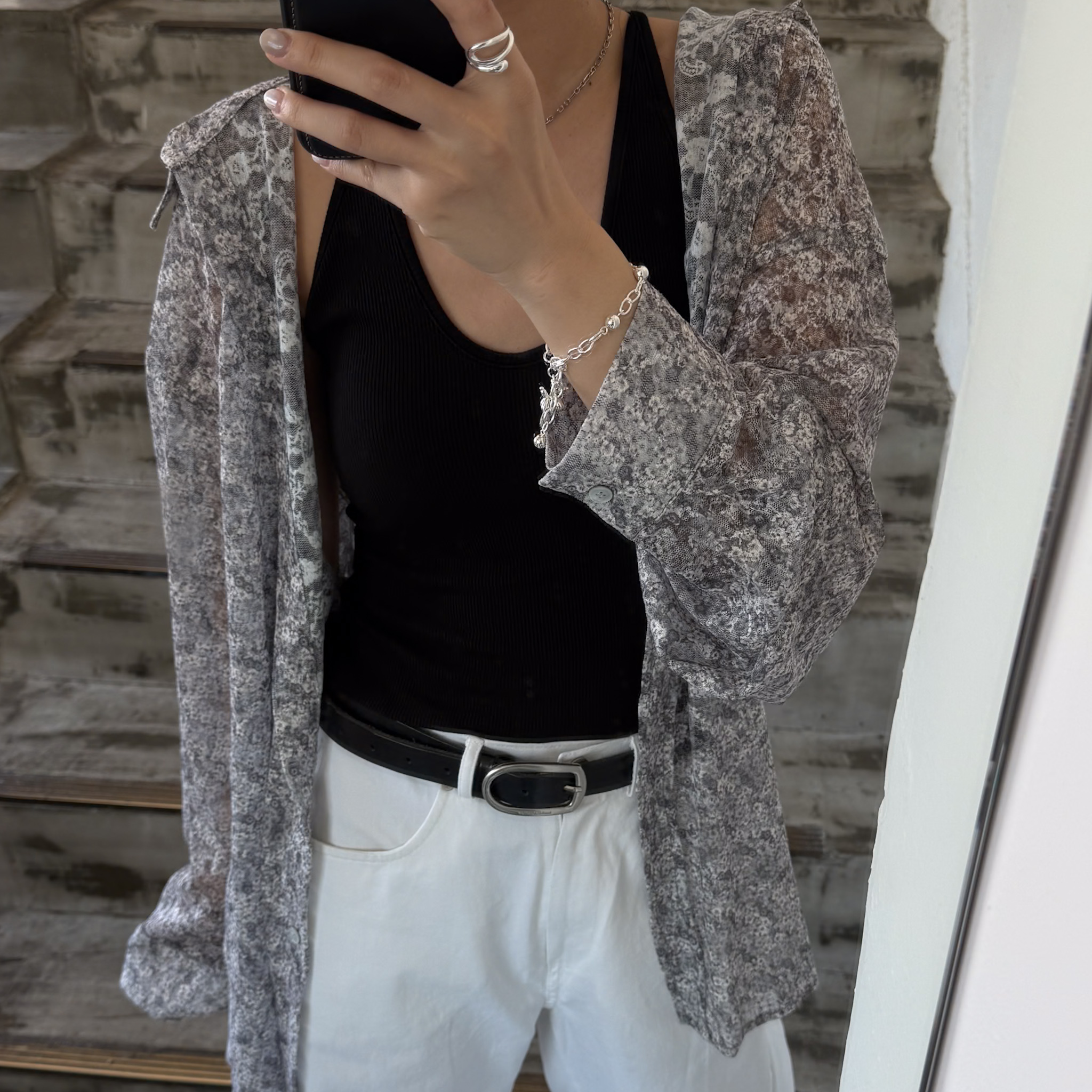 G18被高單特殊面料折服的灰花襯