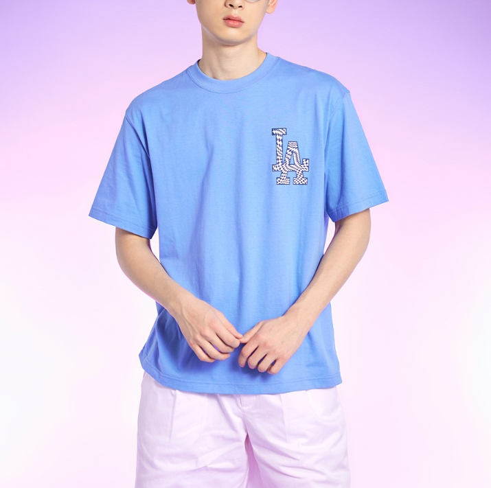 【直播】MLB LL062521 短袖上衣(藍色)