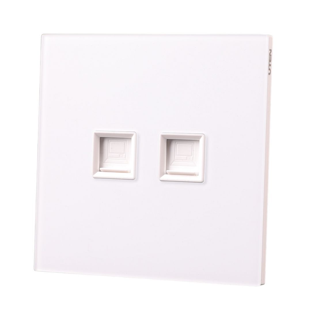 UTEN 6M膚感 兩位電腦插座