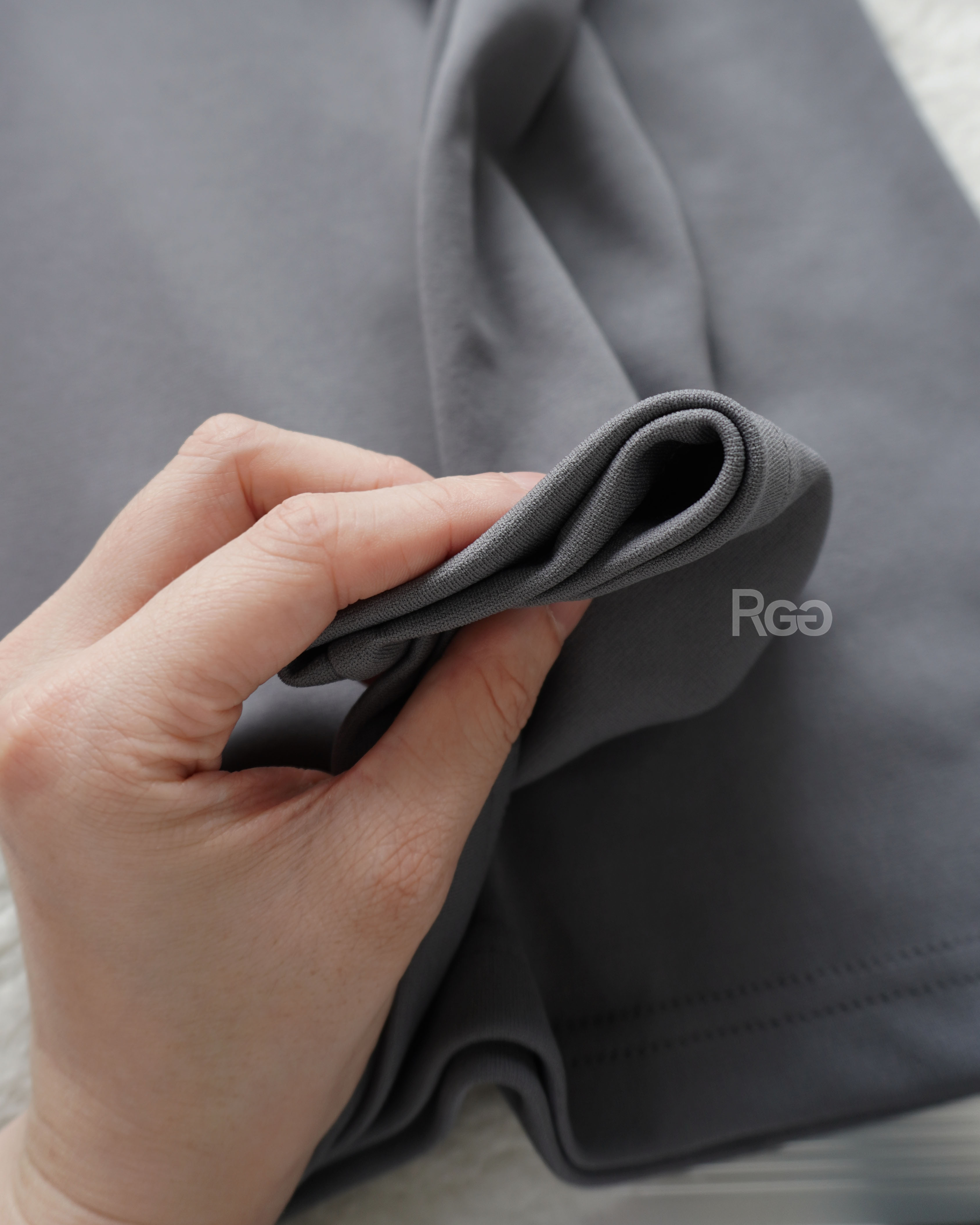 #25117 3M吸濕排汗機能涼感短T 材質細節