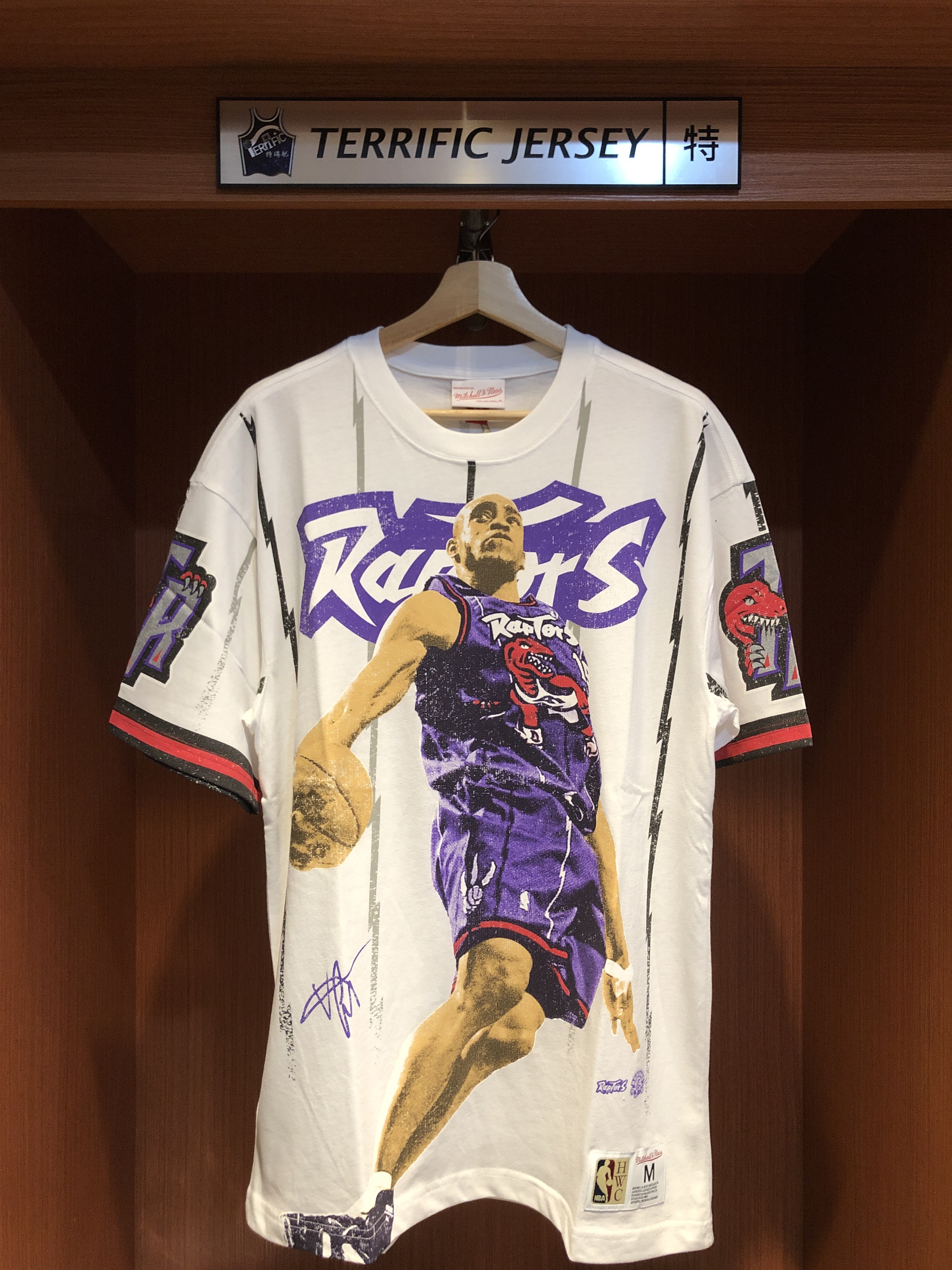 NBA短袖 Vince Carter 多倫多暴龍 球員人像 M&N Name & Photo Tee 棉質 寬鬆 全新