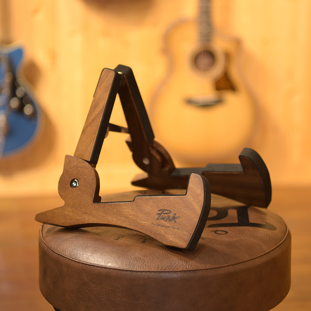 PUNK MA-38D 黑胡桃木 吉他架 貝士架 收取式