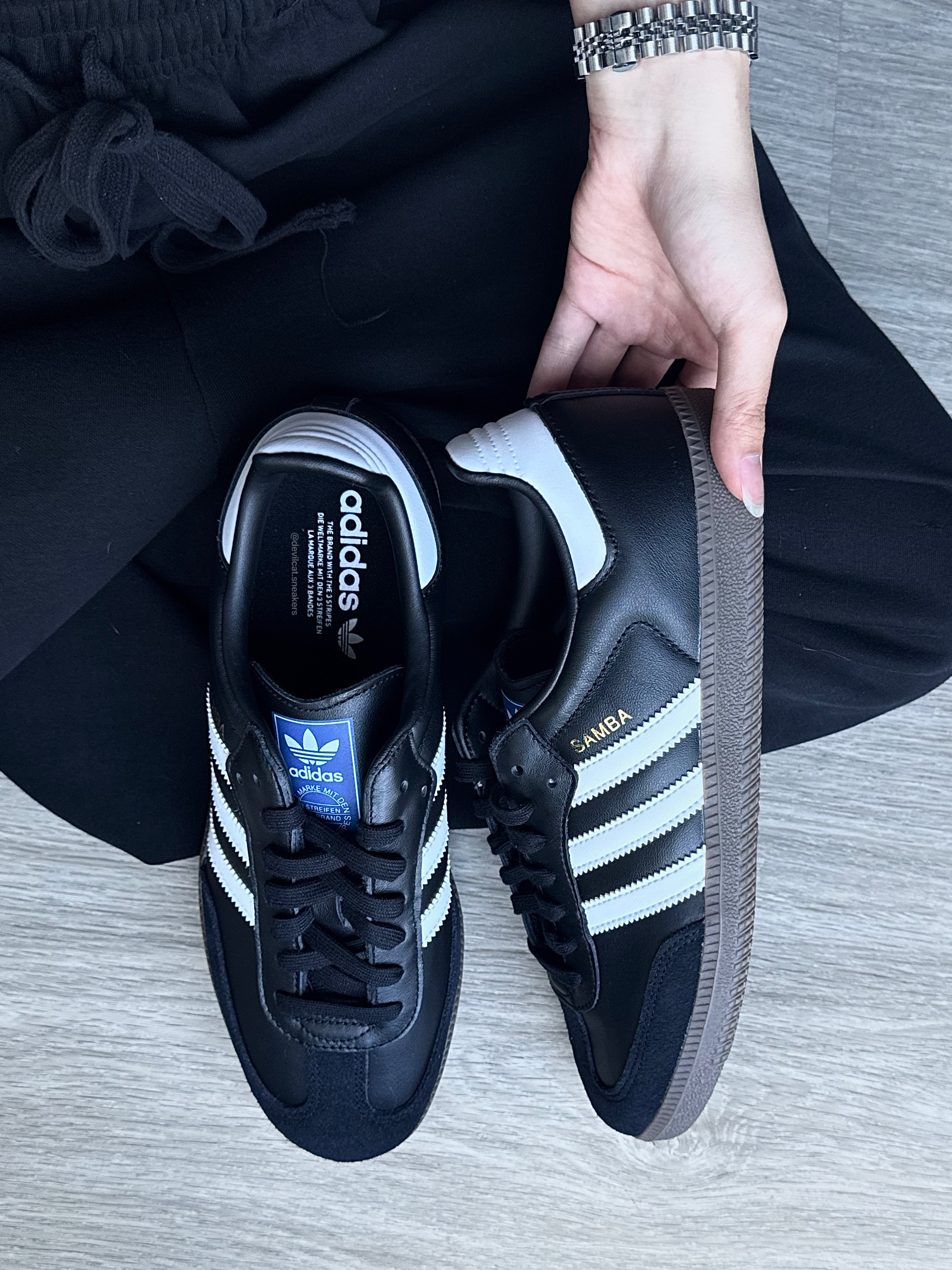 Adidas Originals Samba OG 黑 B75807
