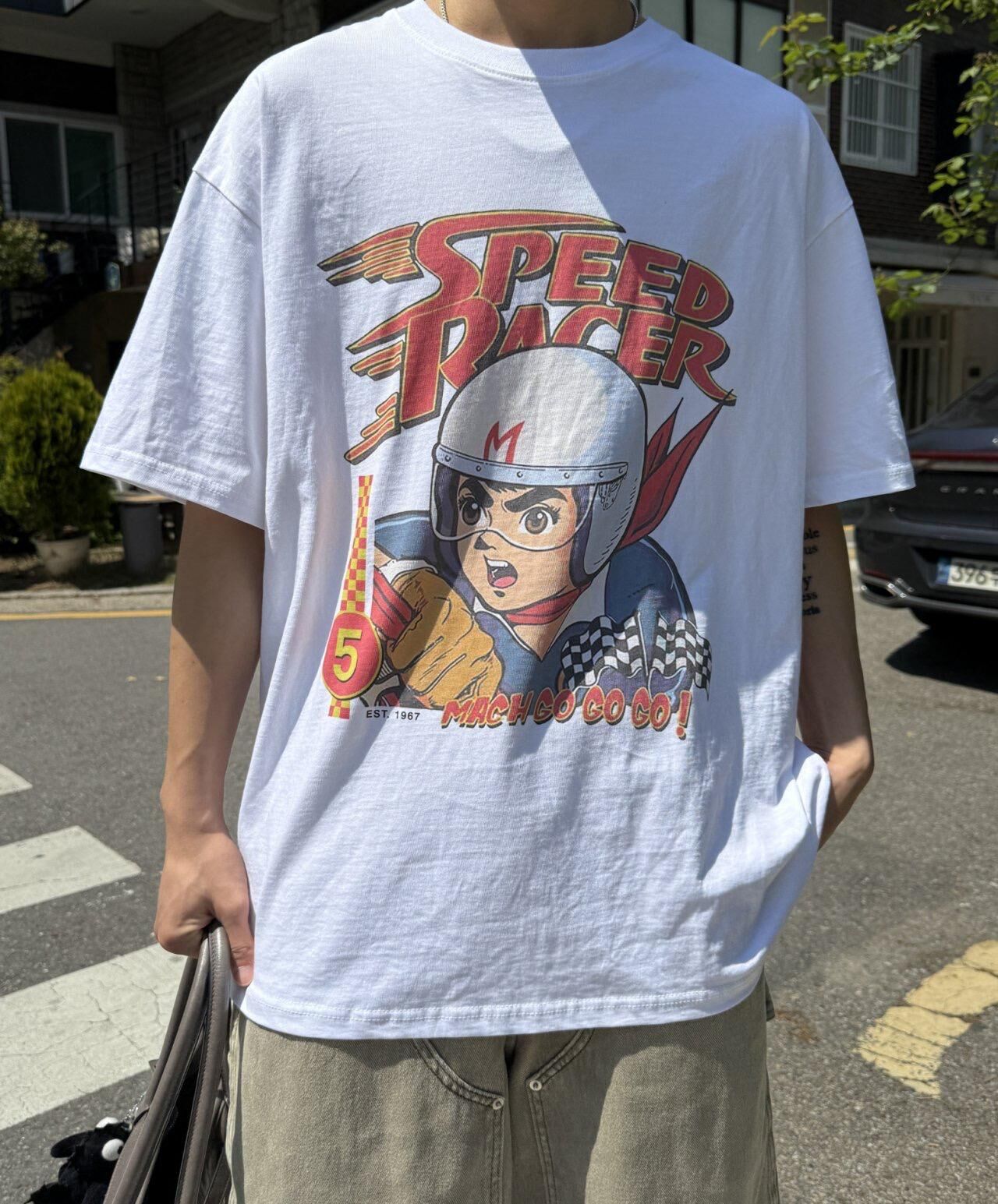 英文字圖案短袖Tee OUR ROOM-109T