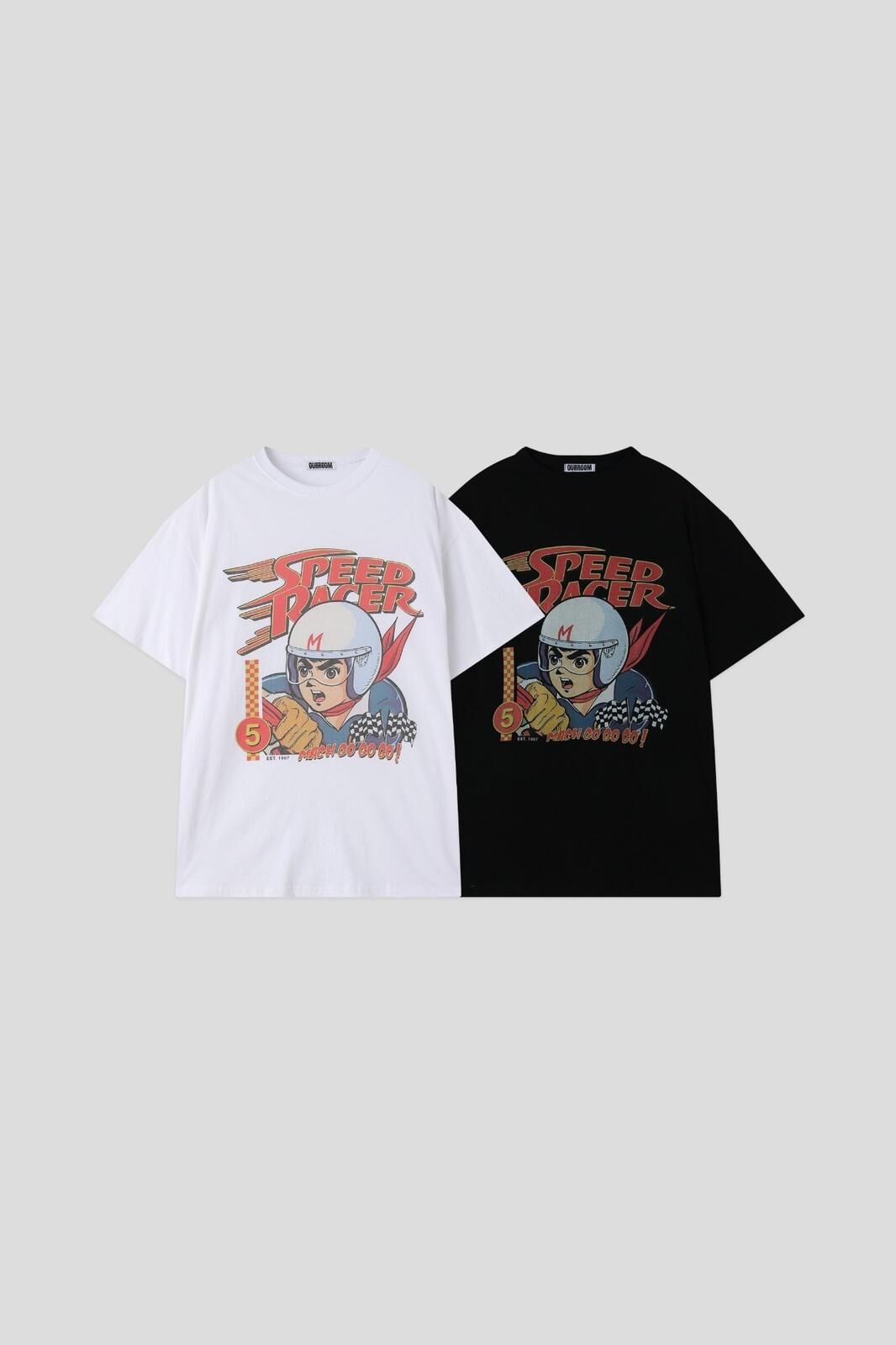 英文字圖案短袖Tee OUR ROOM-109T