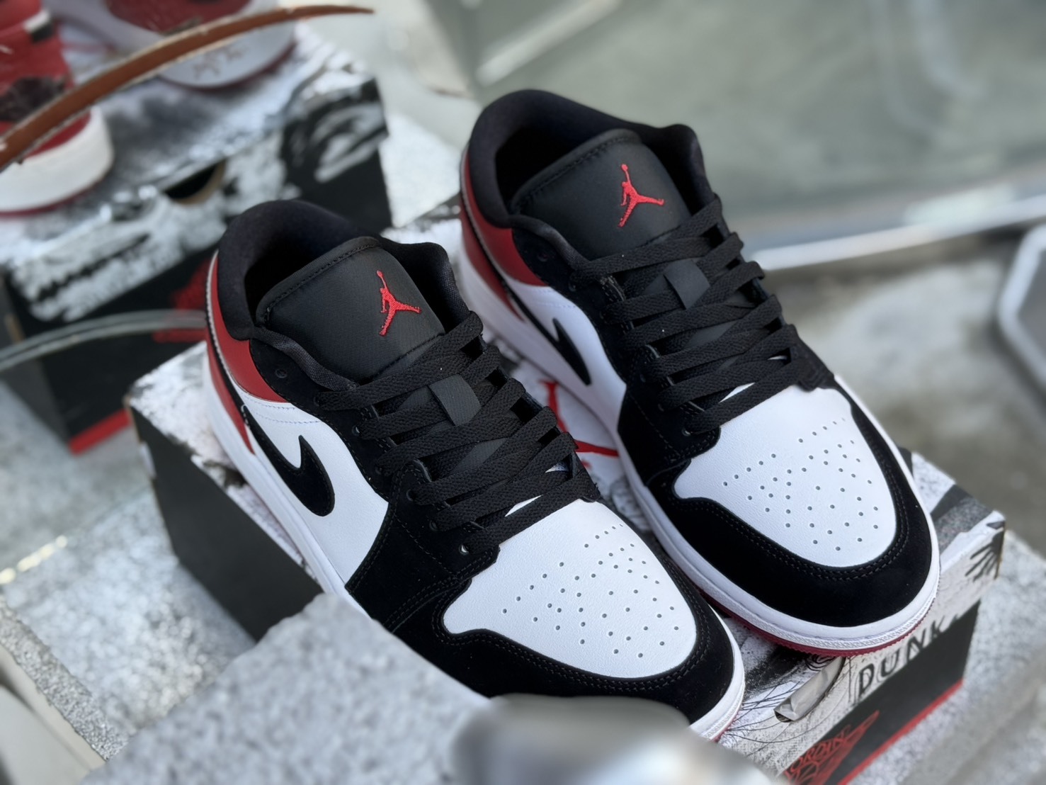 《M倉》Nike  Air Jordan 1 Low SE  Black Toe 黑 紅 AJ1 IB8971-106