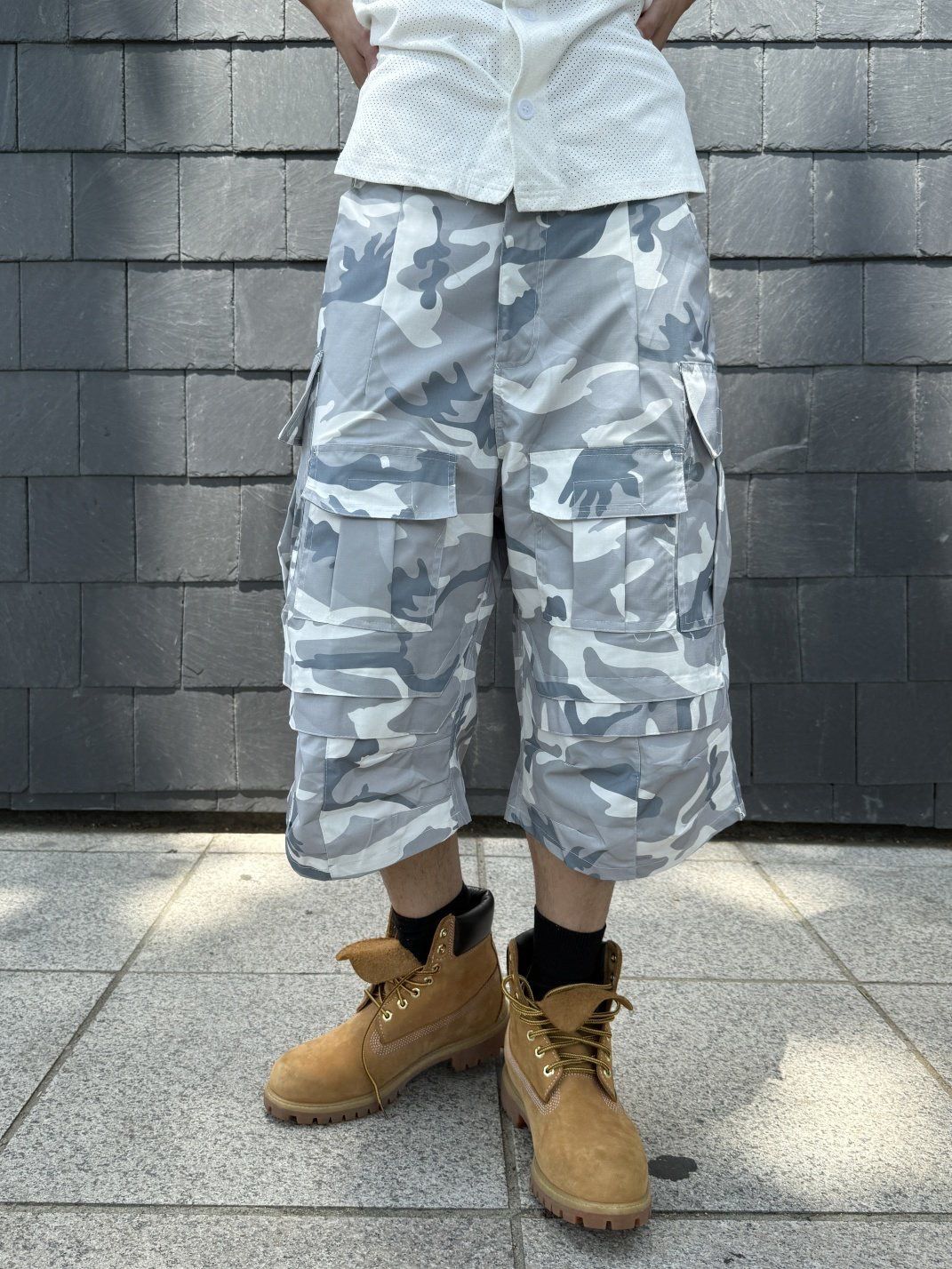 迷彩工裝短褲 OUR ROOM-116P