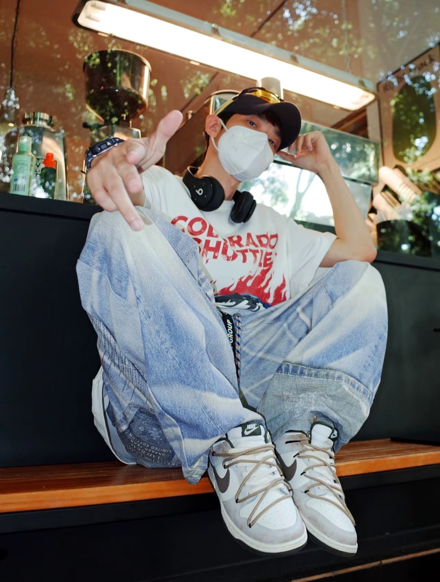 【訂製鞋款】Nike Dunk Low 羽毛 棕 白 作舊 休閒鞋 HF5441102(TeamA-羽毛S-BOX)