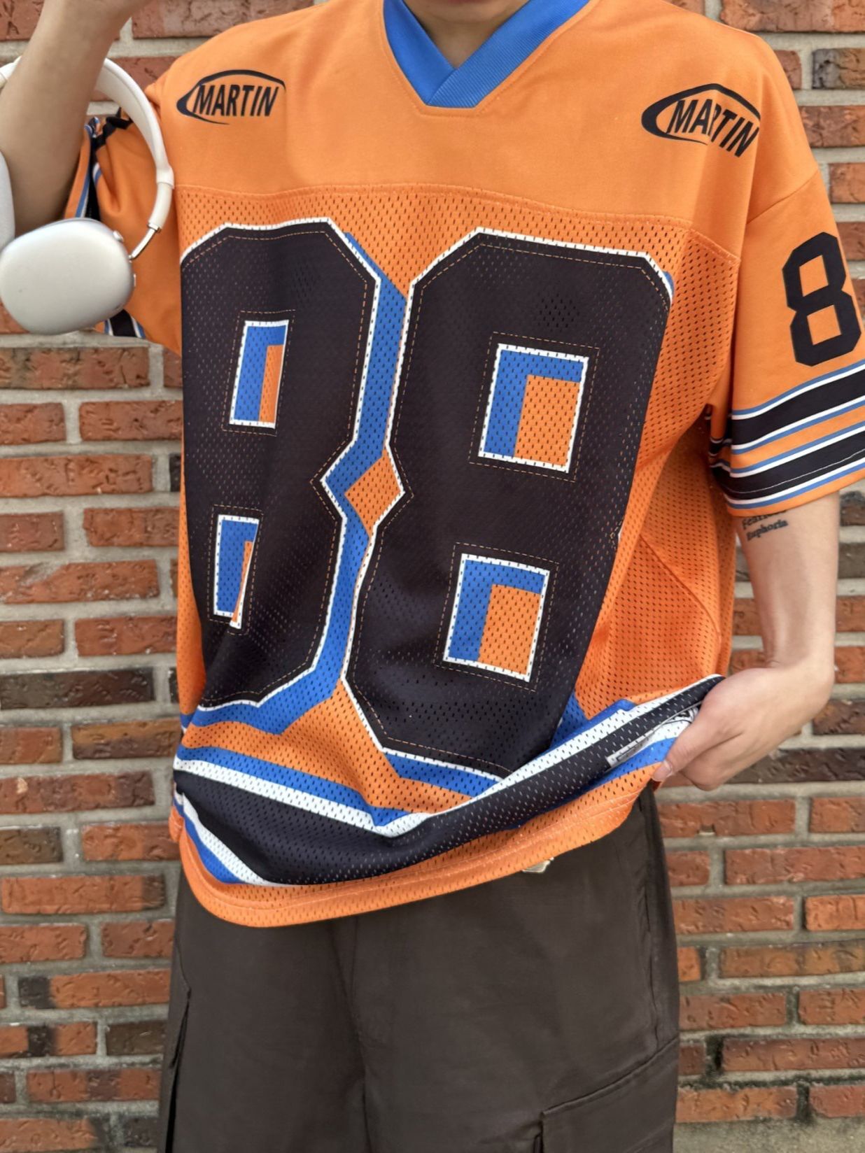 V領數字短袖Tee OUR ROOM-119T