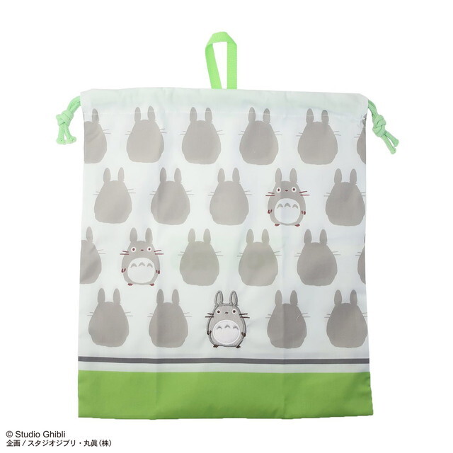 束口袋 龍貓 大龍貓剪影L