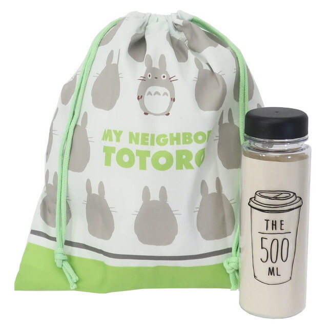 束口袋 龍貓 大龍貓剪影L