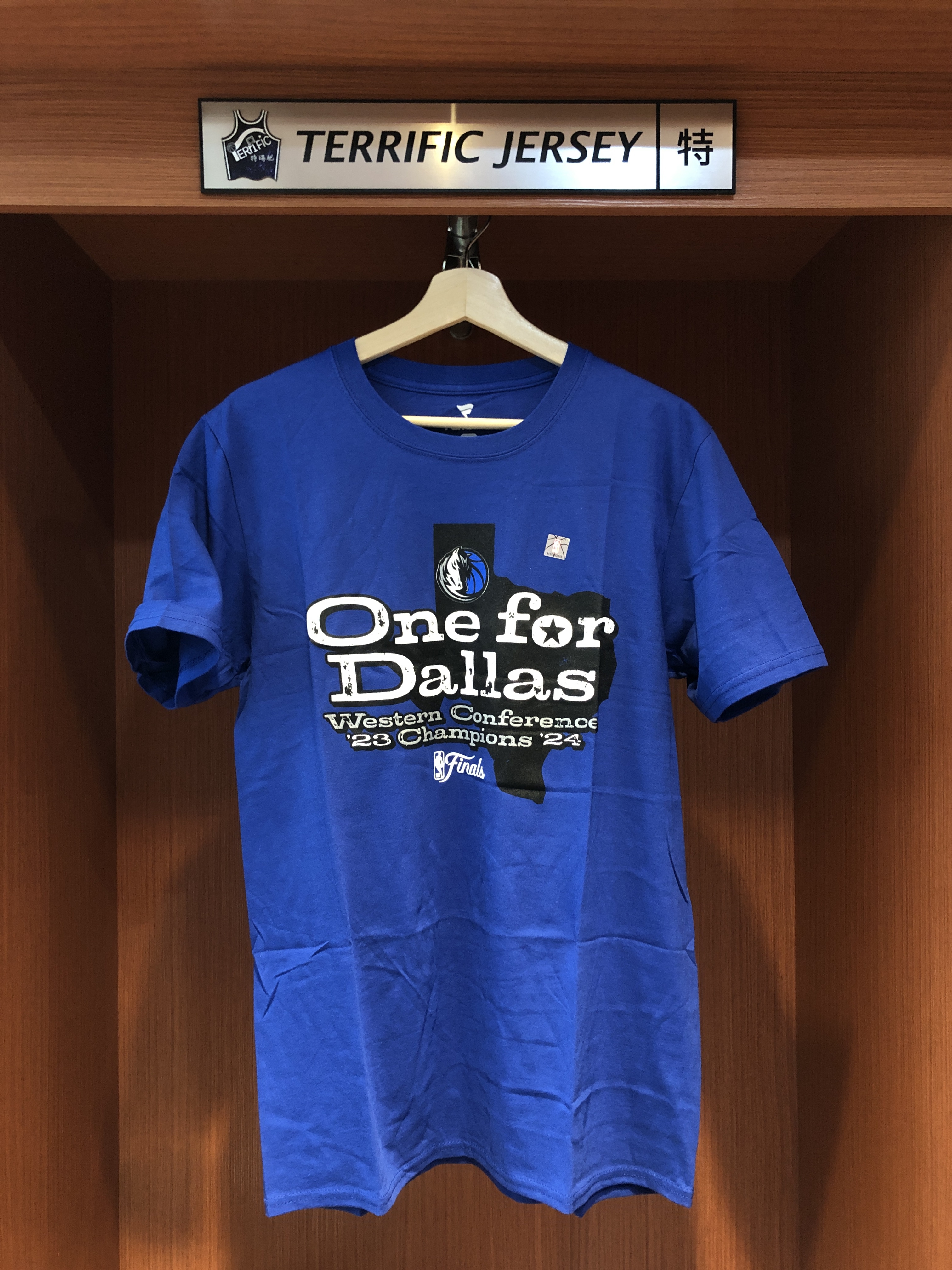 NBA短袖 Dallas Mavericks One For Dallas 達拉斯小牛 西區冠軍短袖 Fanatics Tee 棉質 全新