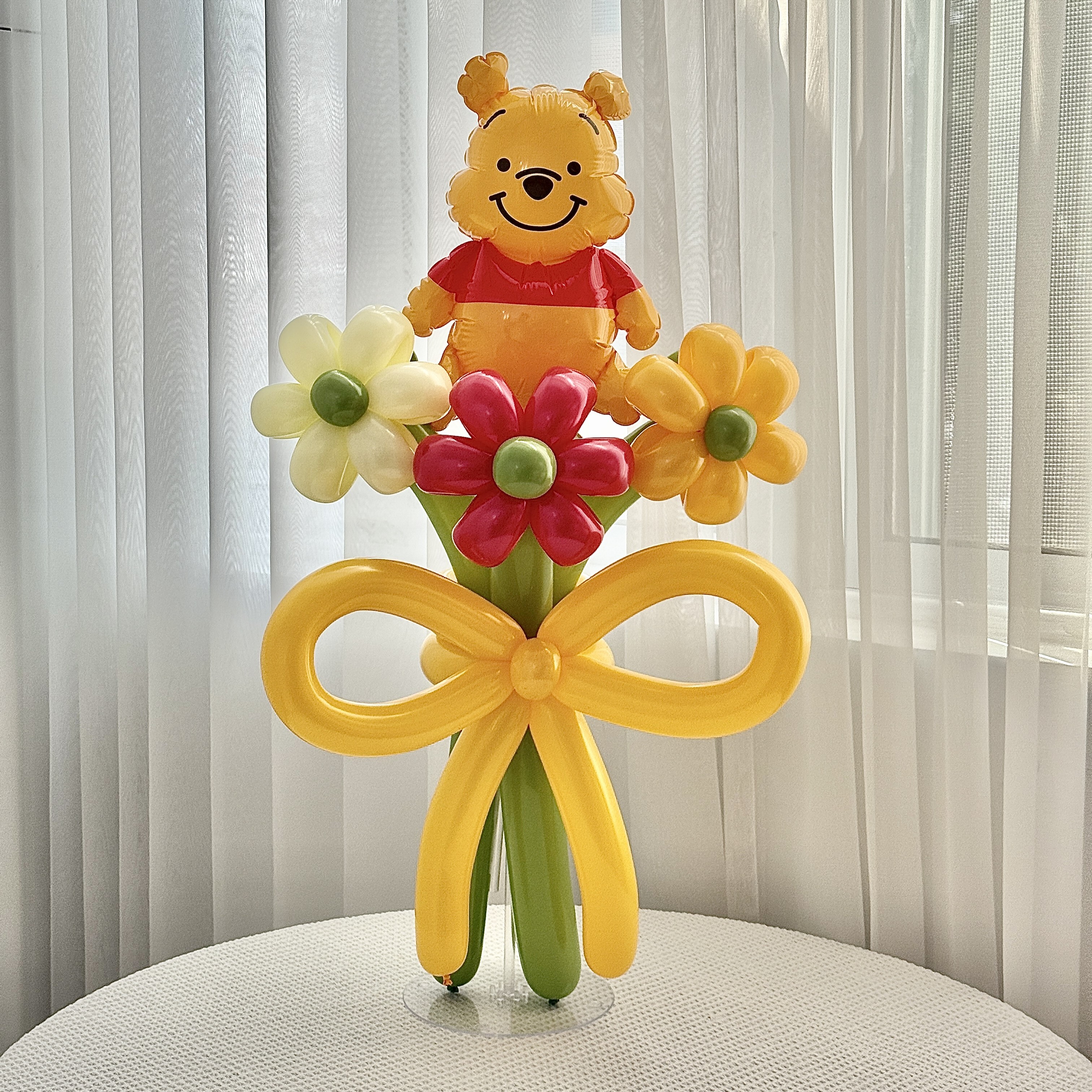 手折氣球丨維尼熊氣球花束