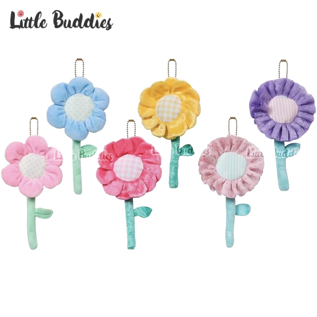 日本 Sanrio 票選大獎系列 - 花花款襟章連花花匙扣 自選組合