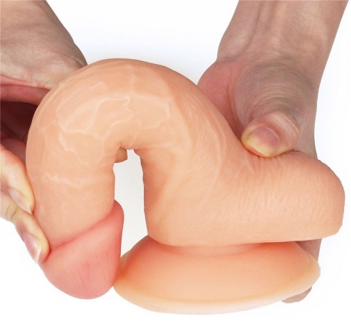 Lovetoy - Easy Strapon Set w Balls 7'' - Flesh