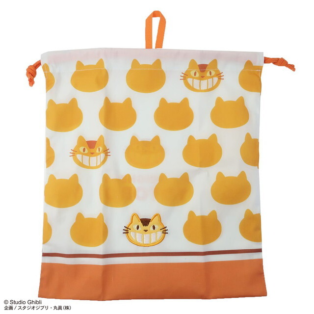 束口袋 龍貓 貓巴士剪影L