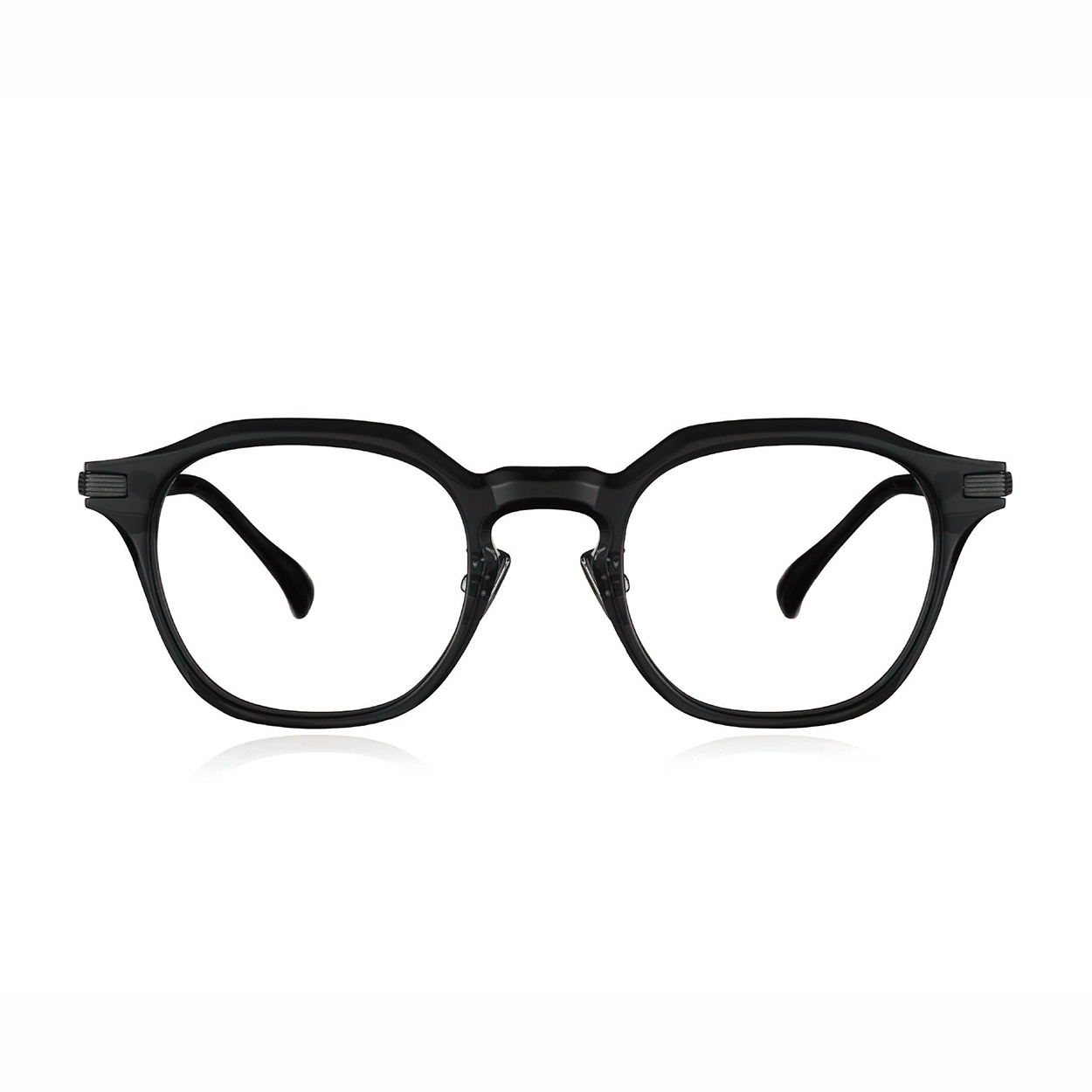 精雕細琢個性款多邊框眼鏡-二色可選